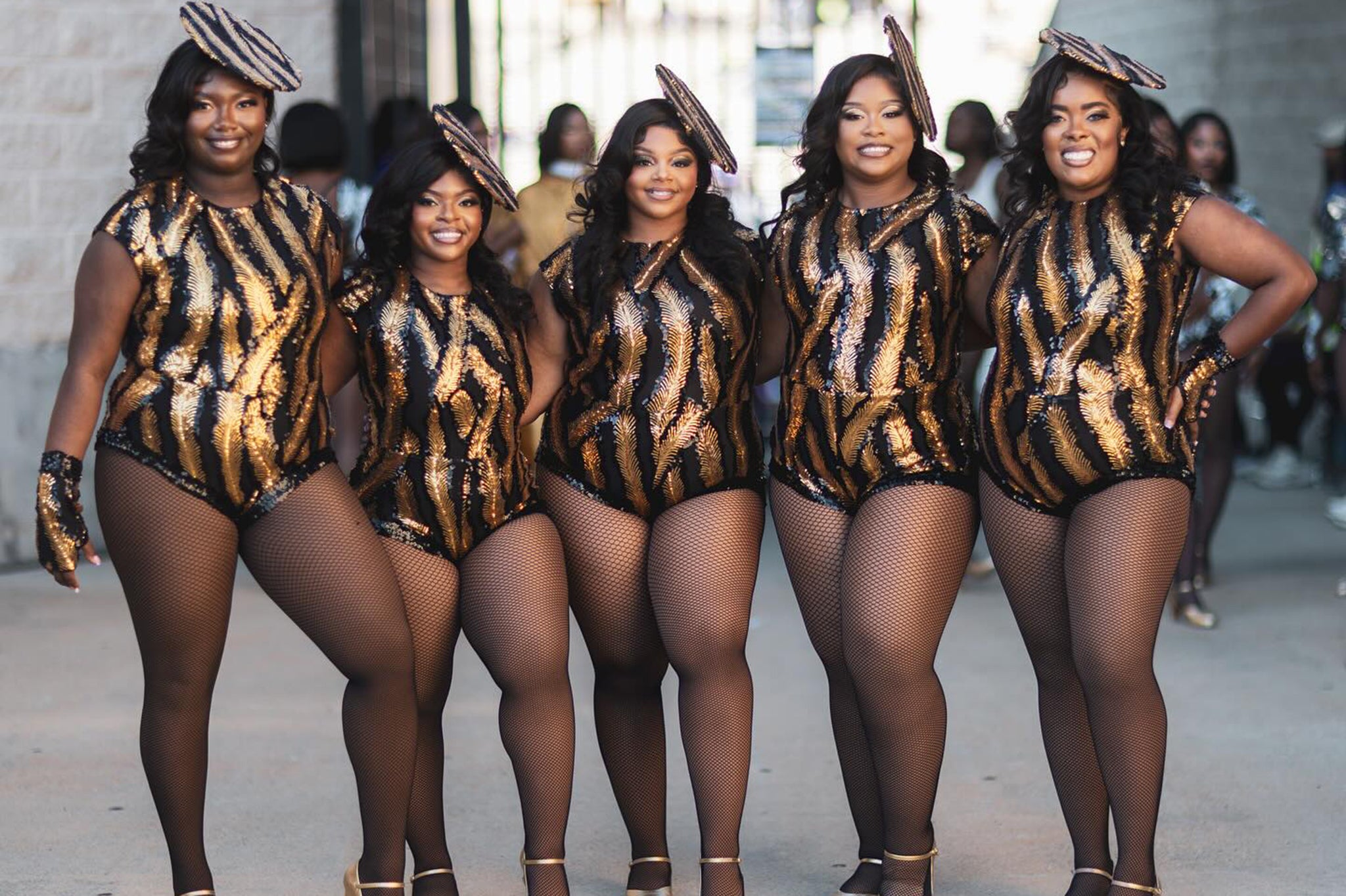 The Honey Beez are Alabama State University’s plus-sized dance team that performs alongside the school’s marching band