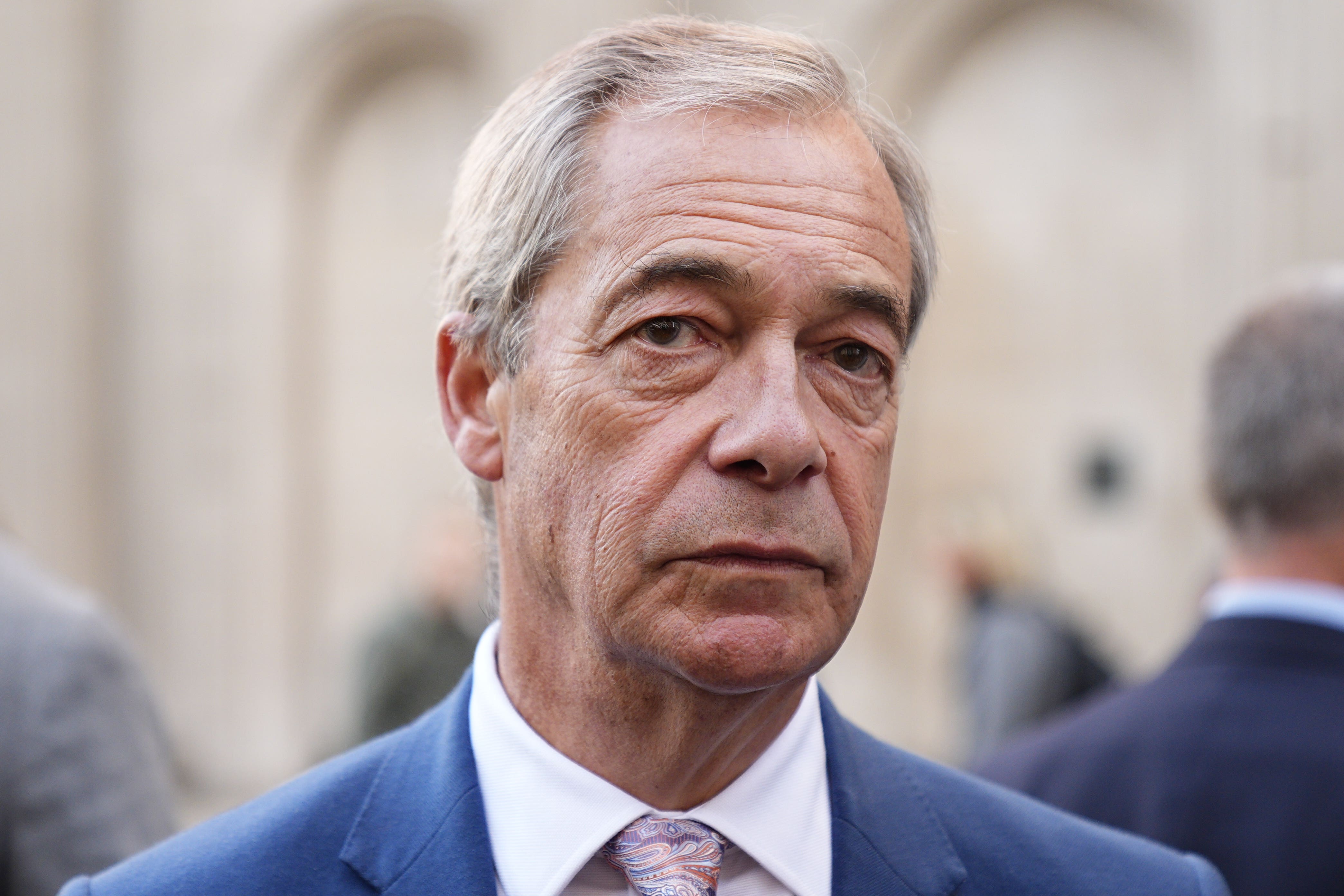 Reform UK leader Nigel Farage (Aaron Chown/PA)