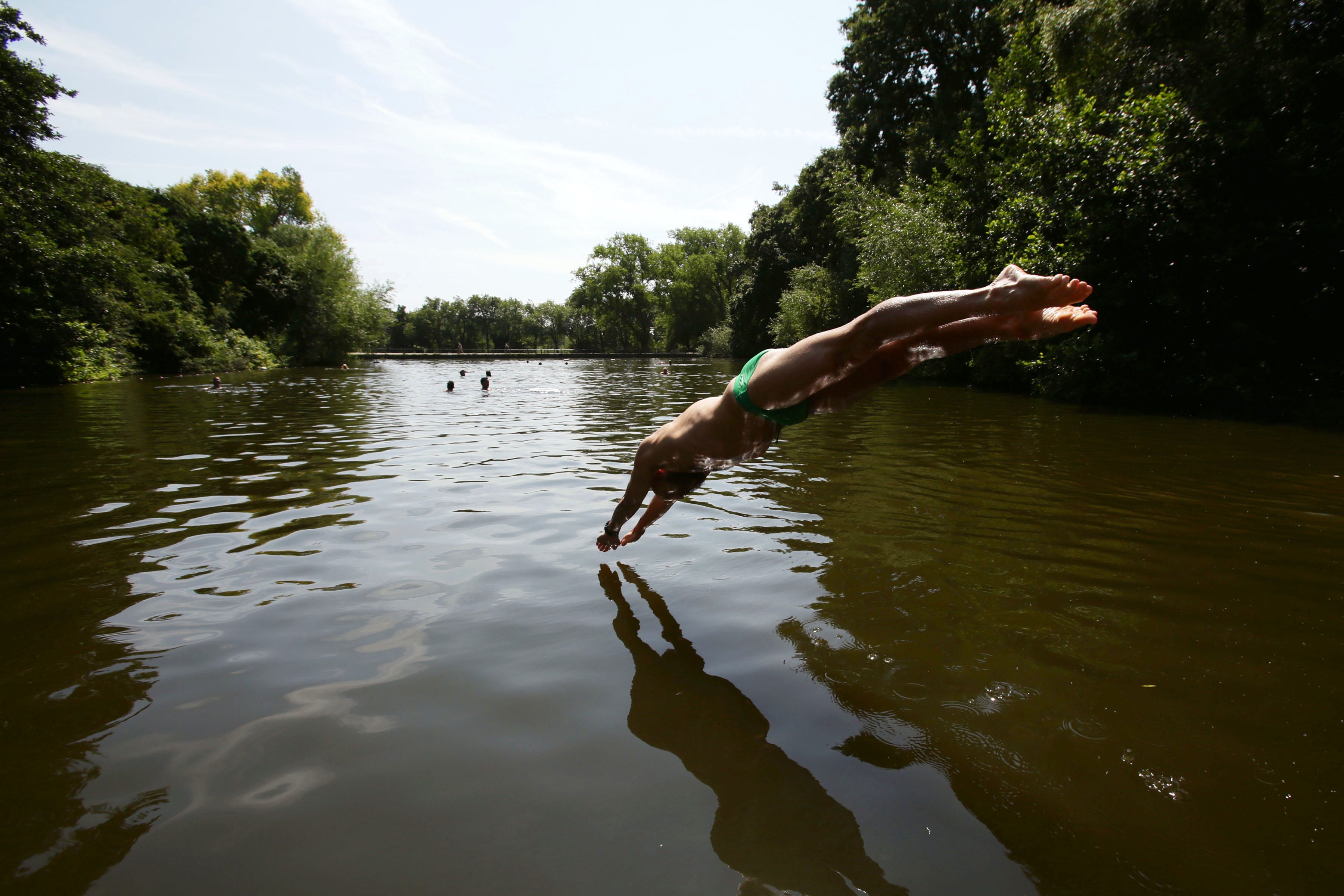 The local authority which runs Hampstead Heath’s bathing ponds is seeking views on whether transgender people should be able to access single-sex swimming areas (PA)