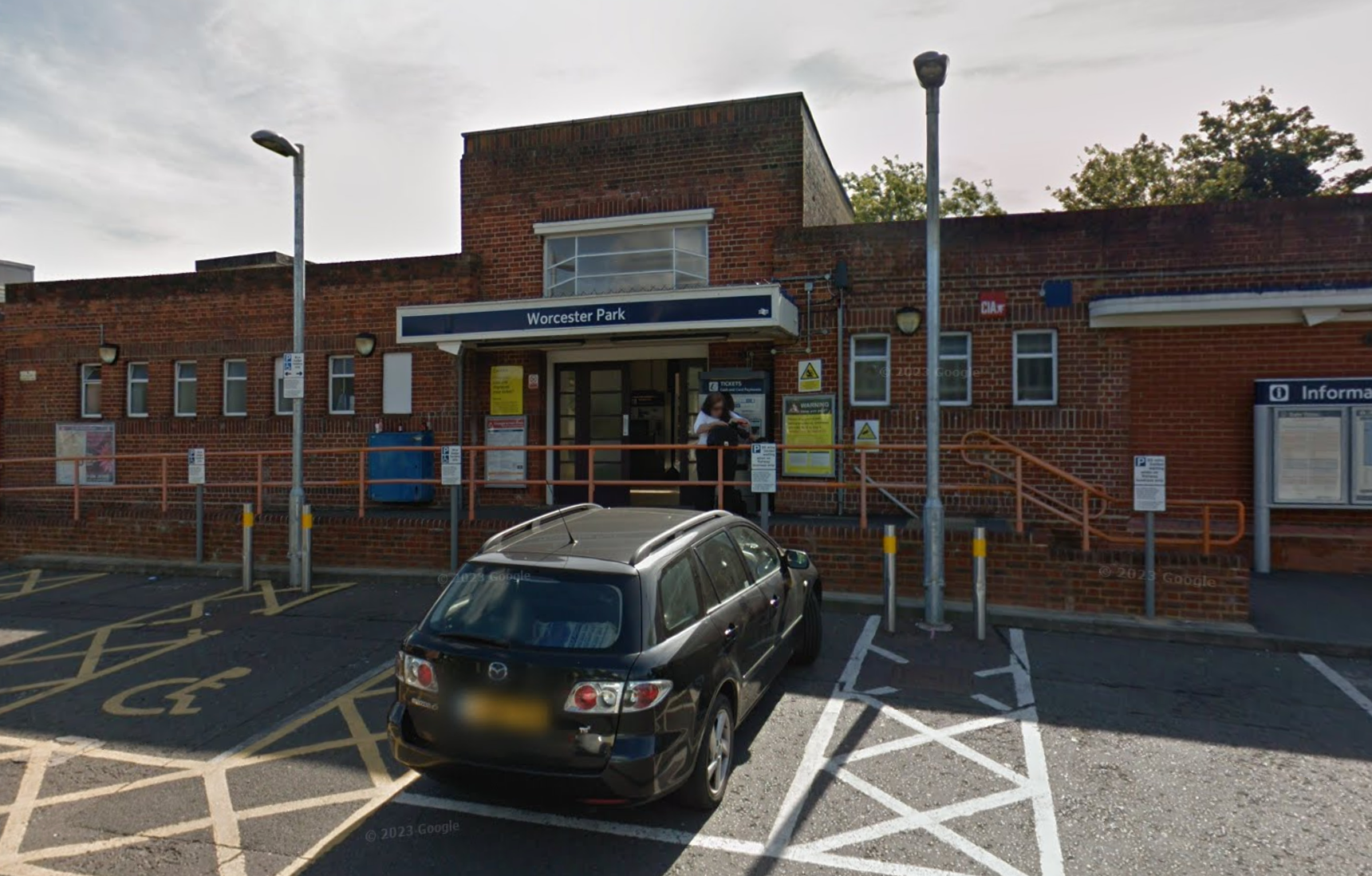 British Transport Police were called at around 10:30am on Tuesday to reports of an incident at Worcester Park railway station