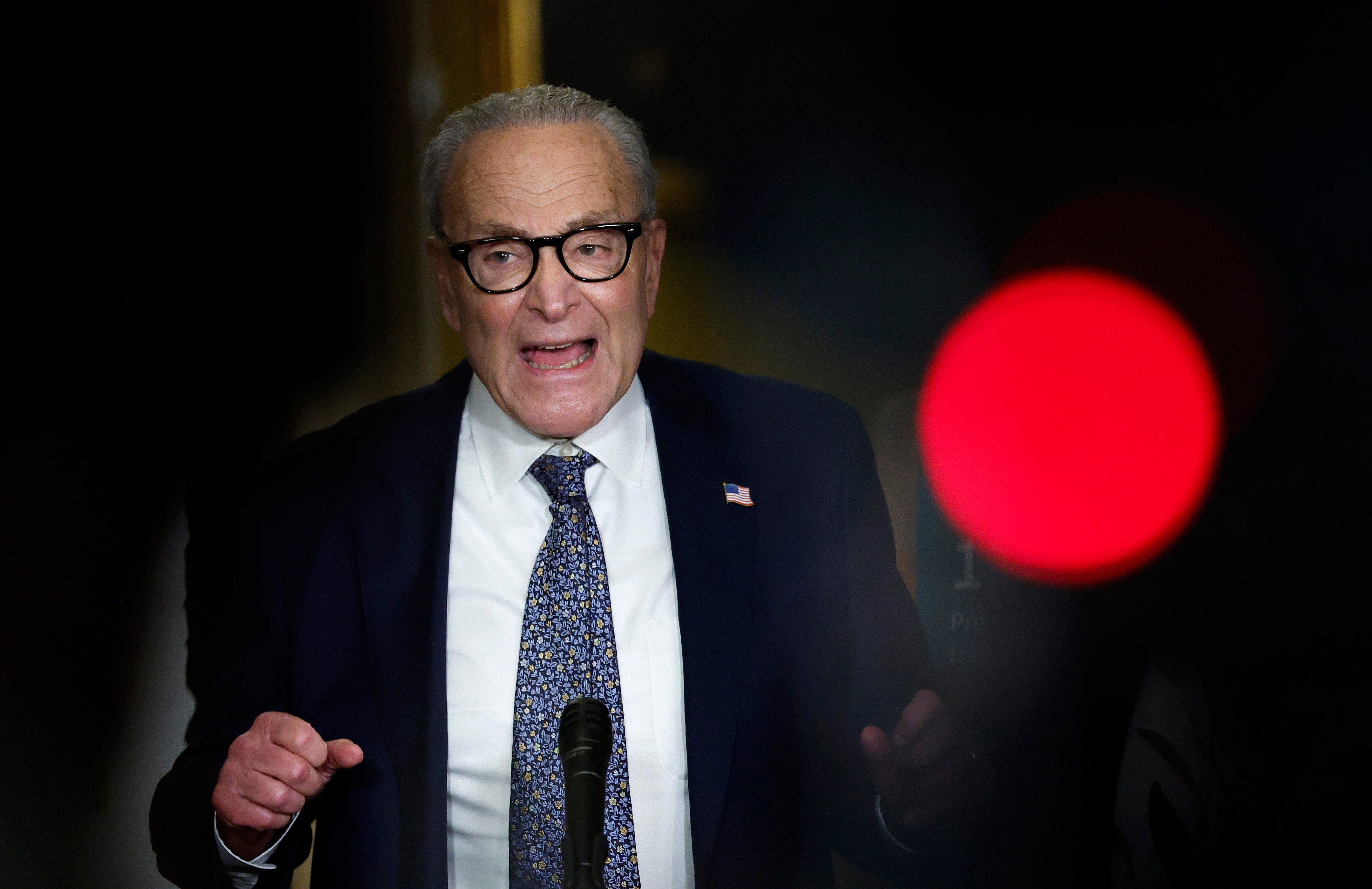 Amid the ongoing government shutdown Republicans have claimed that Democrats have been pushing for healthcare benefits for undocumented immigrants, who cannot legally access federal healthcare programs. Democrats, including Senate Minority Leader Chuck Schumer (pictured), have blasted the claim as ‘a total, absolute, effing lie’