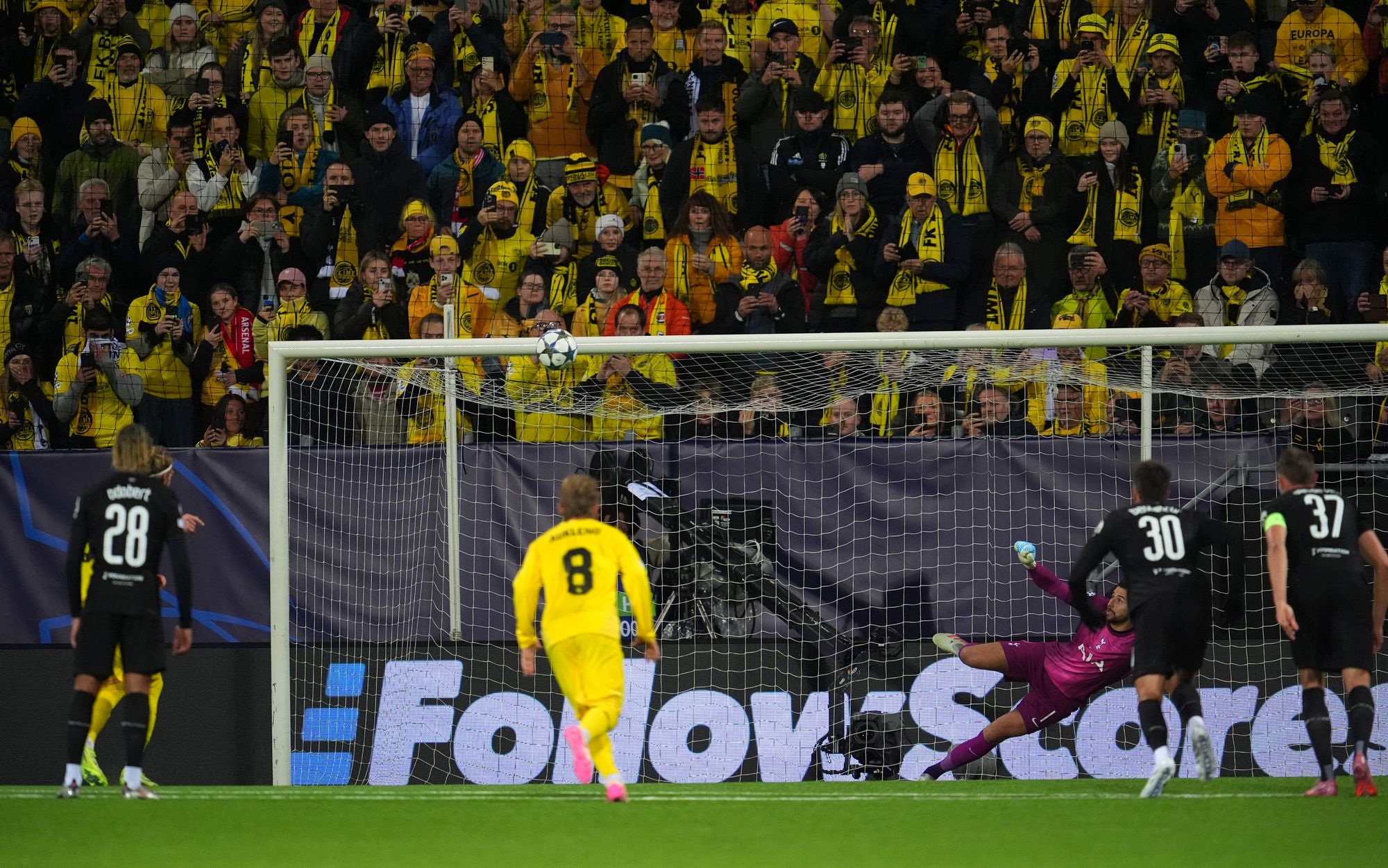 Kasper Hogh blazed his penalty over the crossbar