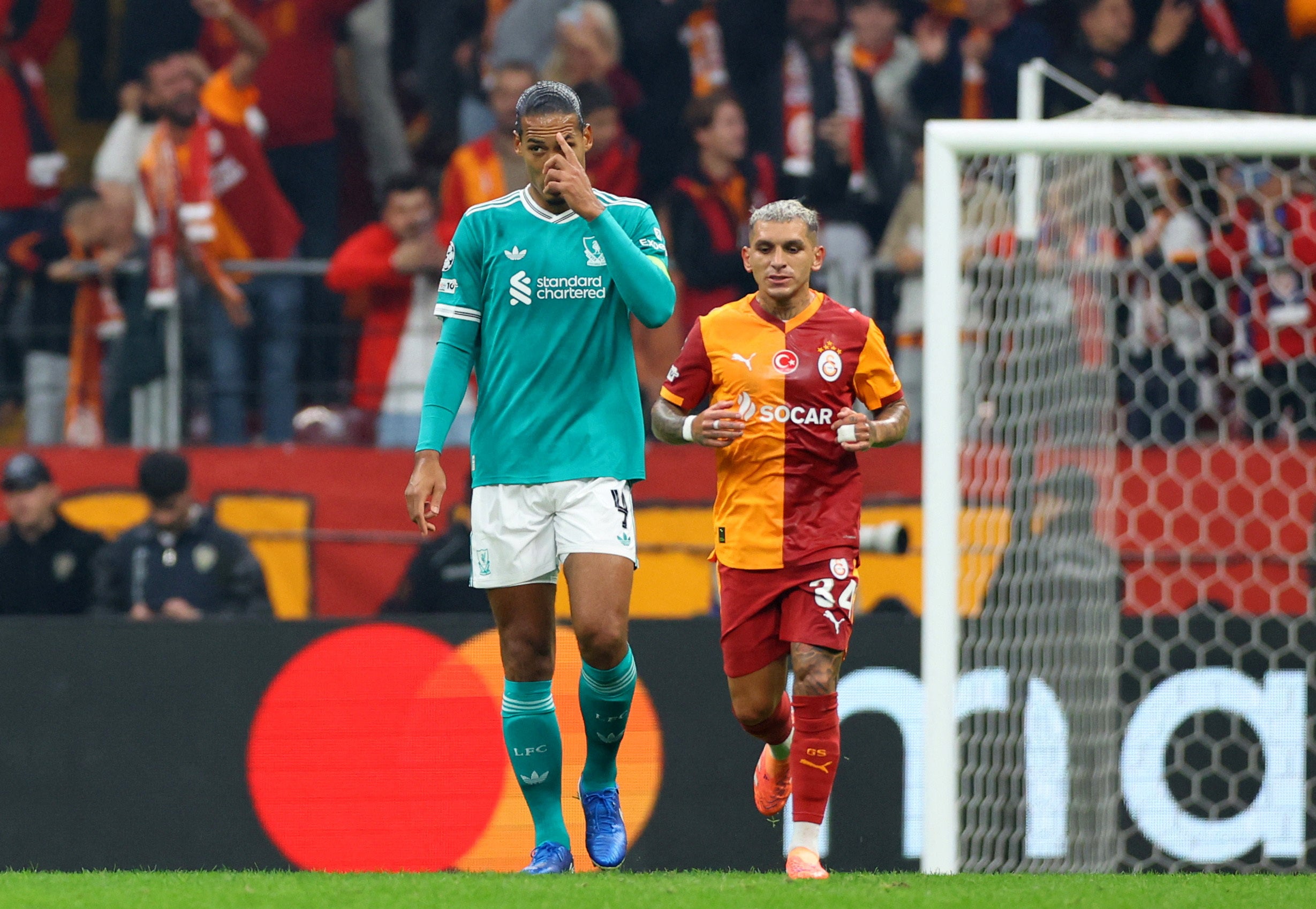 Liverpool were beaten by an inspired Galatasaray in Istanbul
