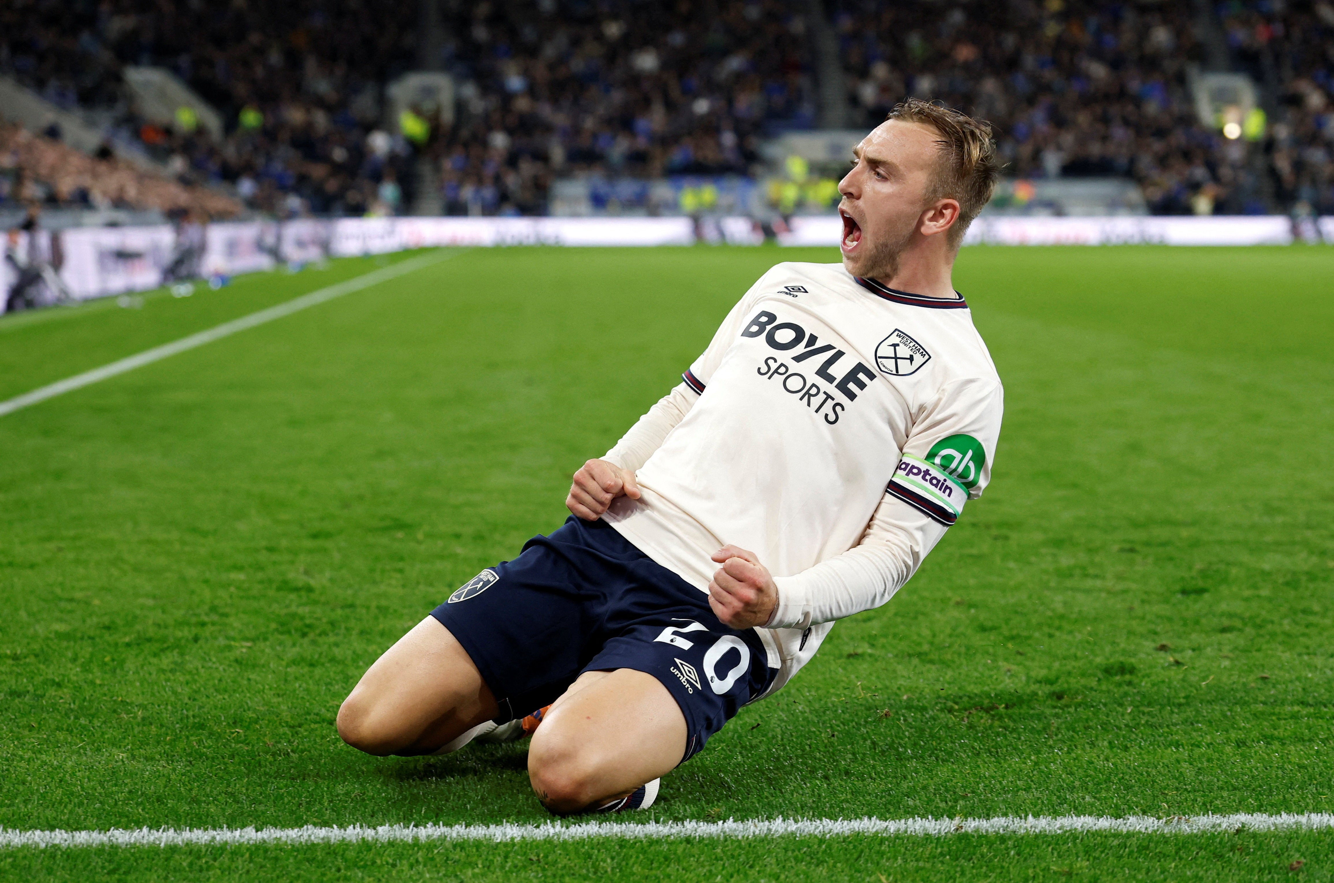 Jarrod Bowen's equaliser earned West Ham a point away at Everton