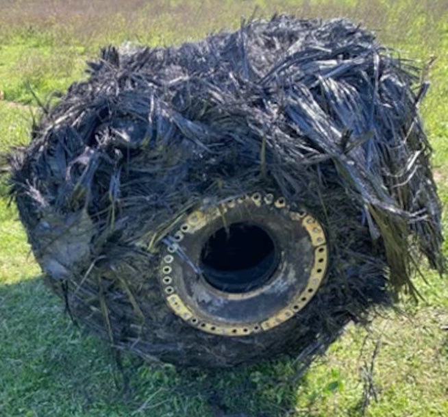 Experts said the box was made of carbon fibre and filled with rocket fuel