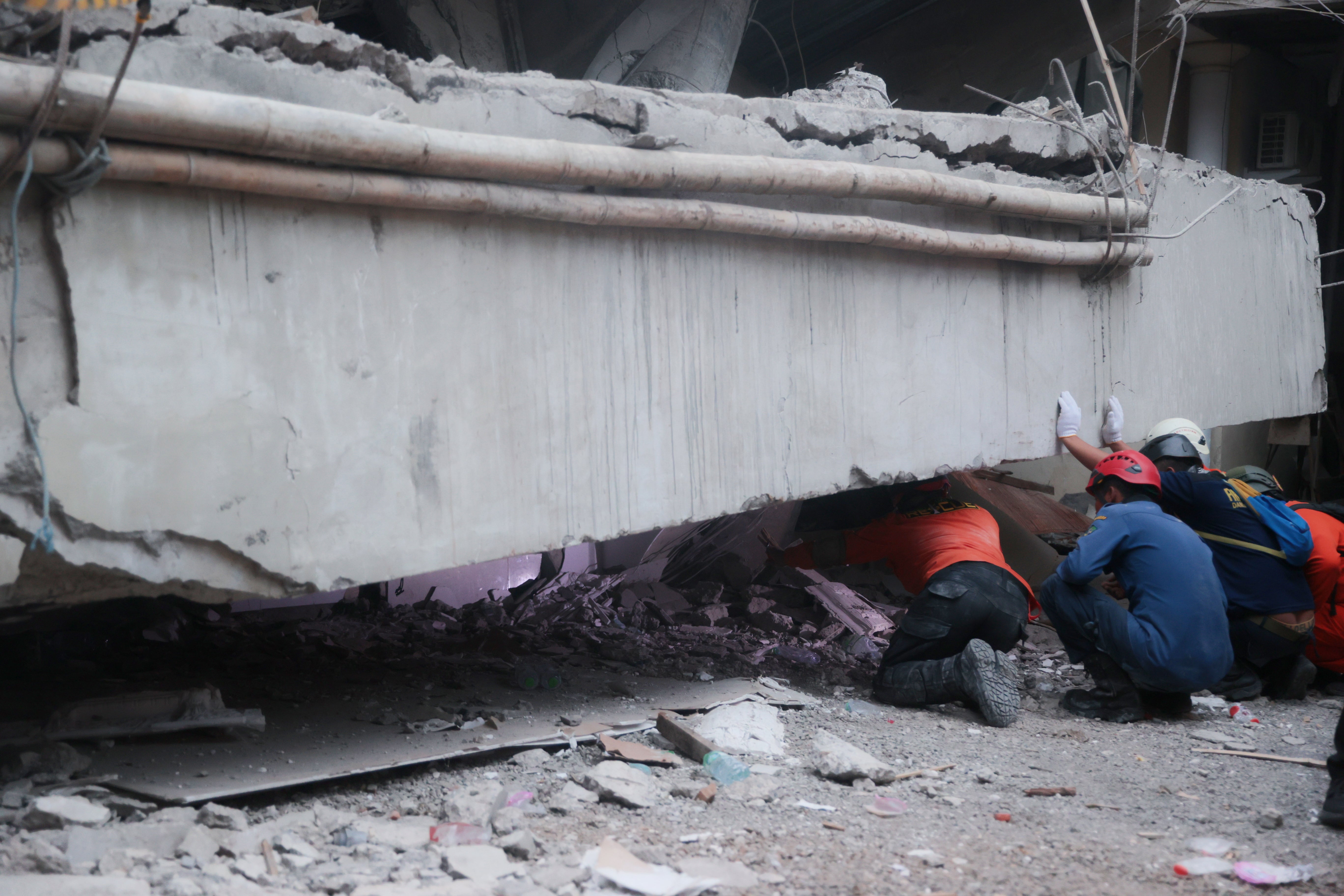 Indonesia School Collapse