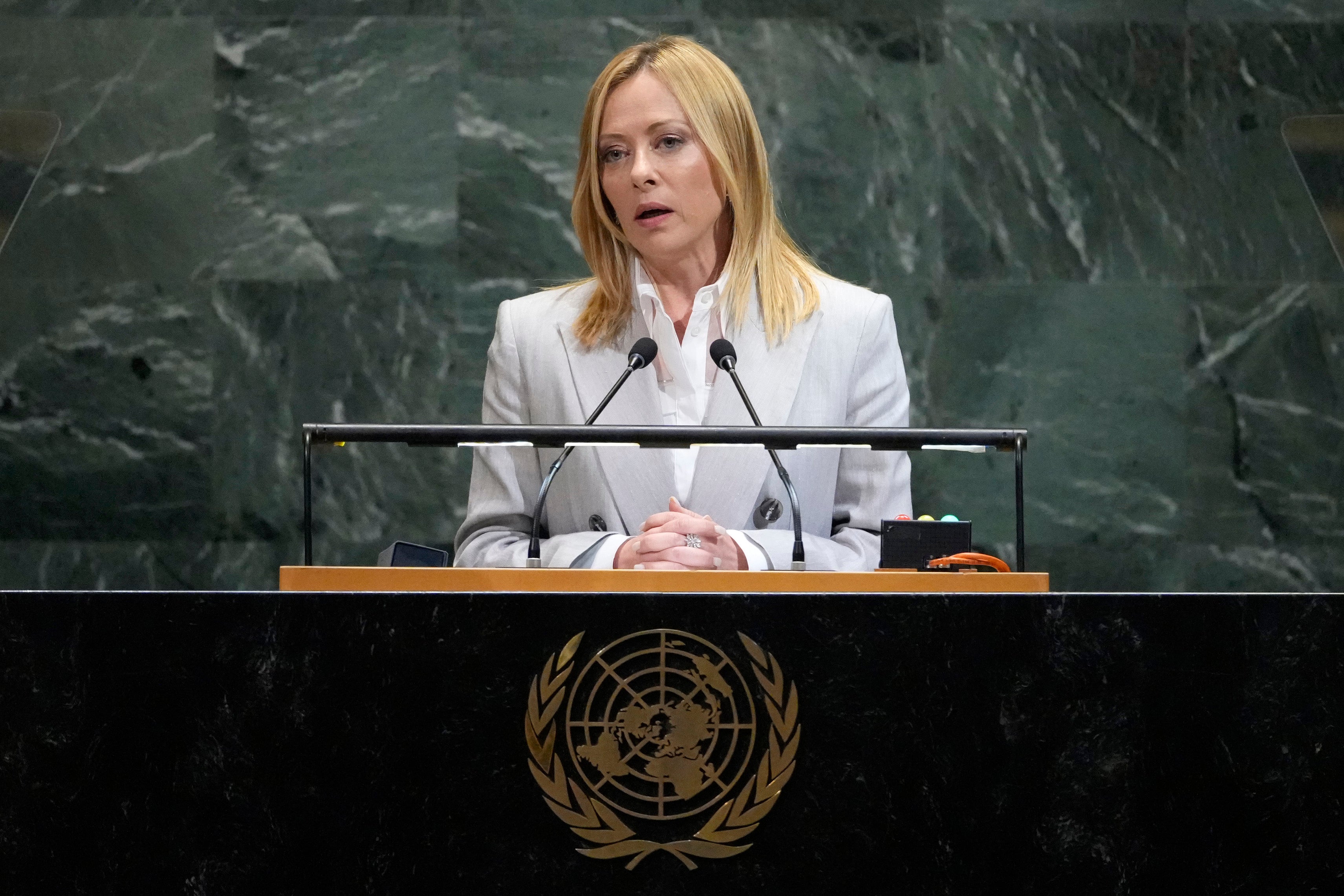 Prime Minister of Italy Giorgia Meloni