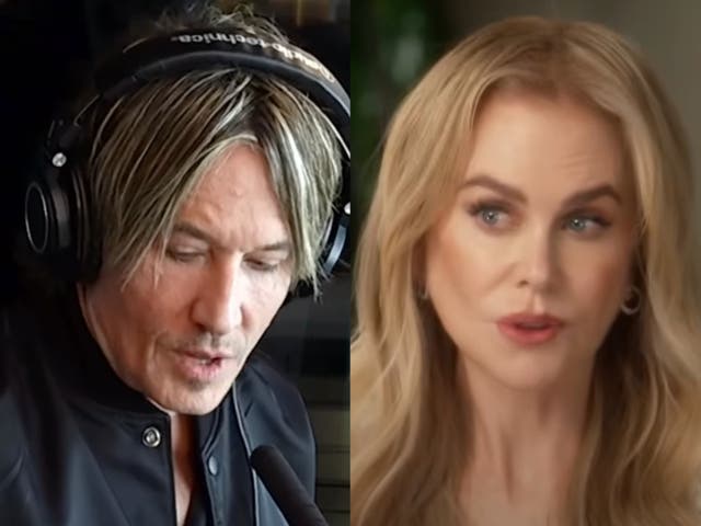 <p>The actor and producer (right), 58, has announced the end of her marriage to the country music star</p>