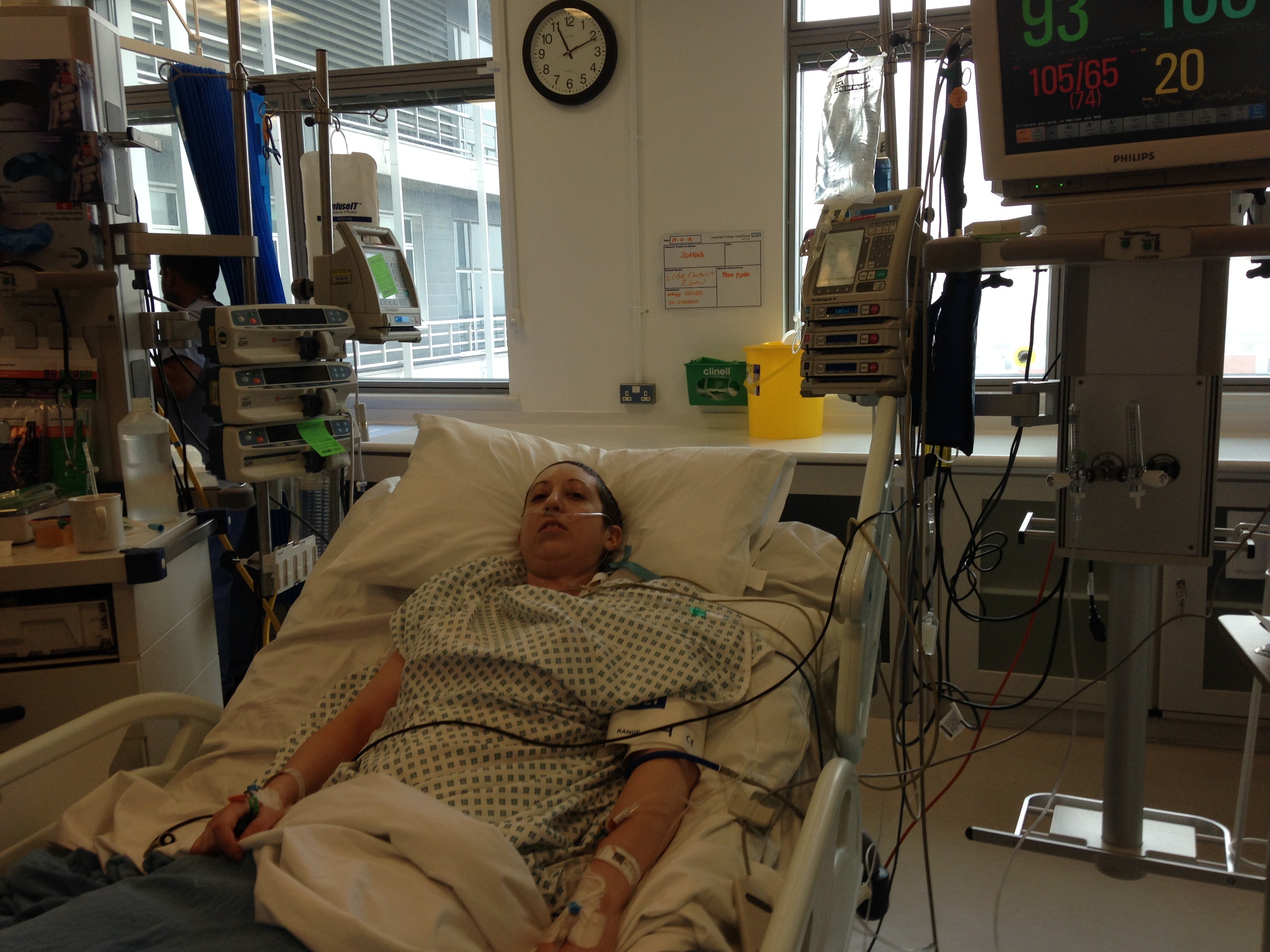 Joanna was diagnosed with a rare form of ovarian cancer at the age of 26