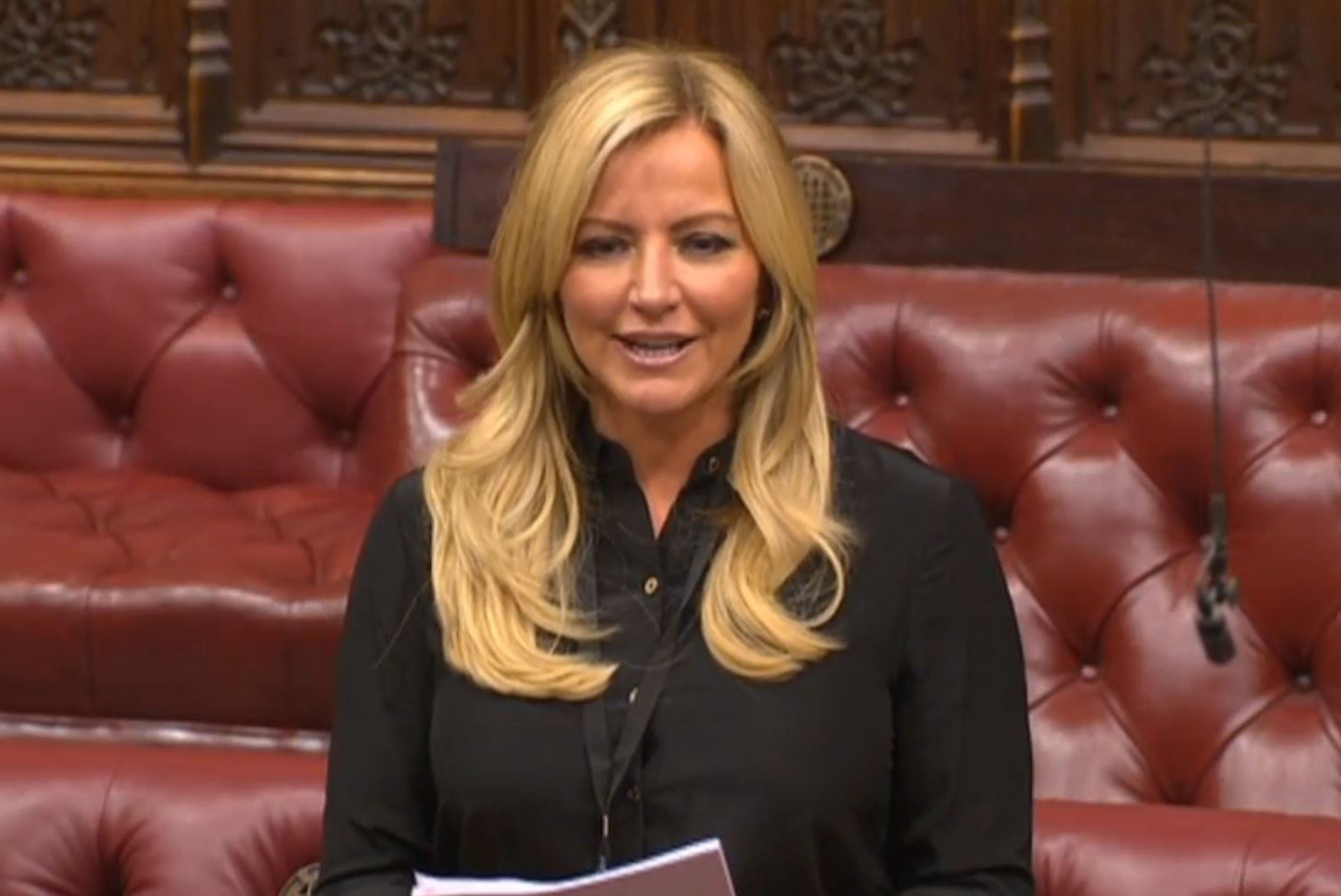 Michelle Mone speaking in the House of Lords