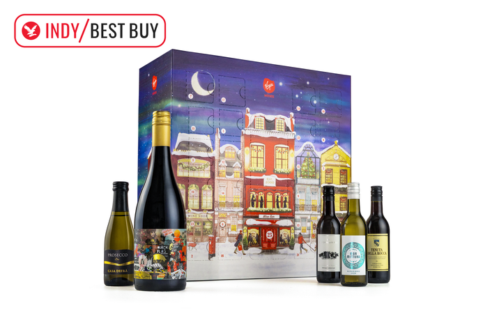 indybest best wine advent calendars review Virgin Wines mixed wine advent calendar 2025