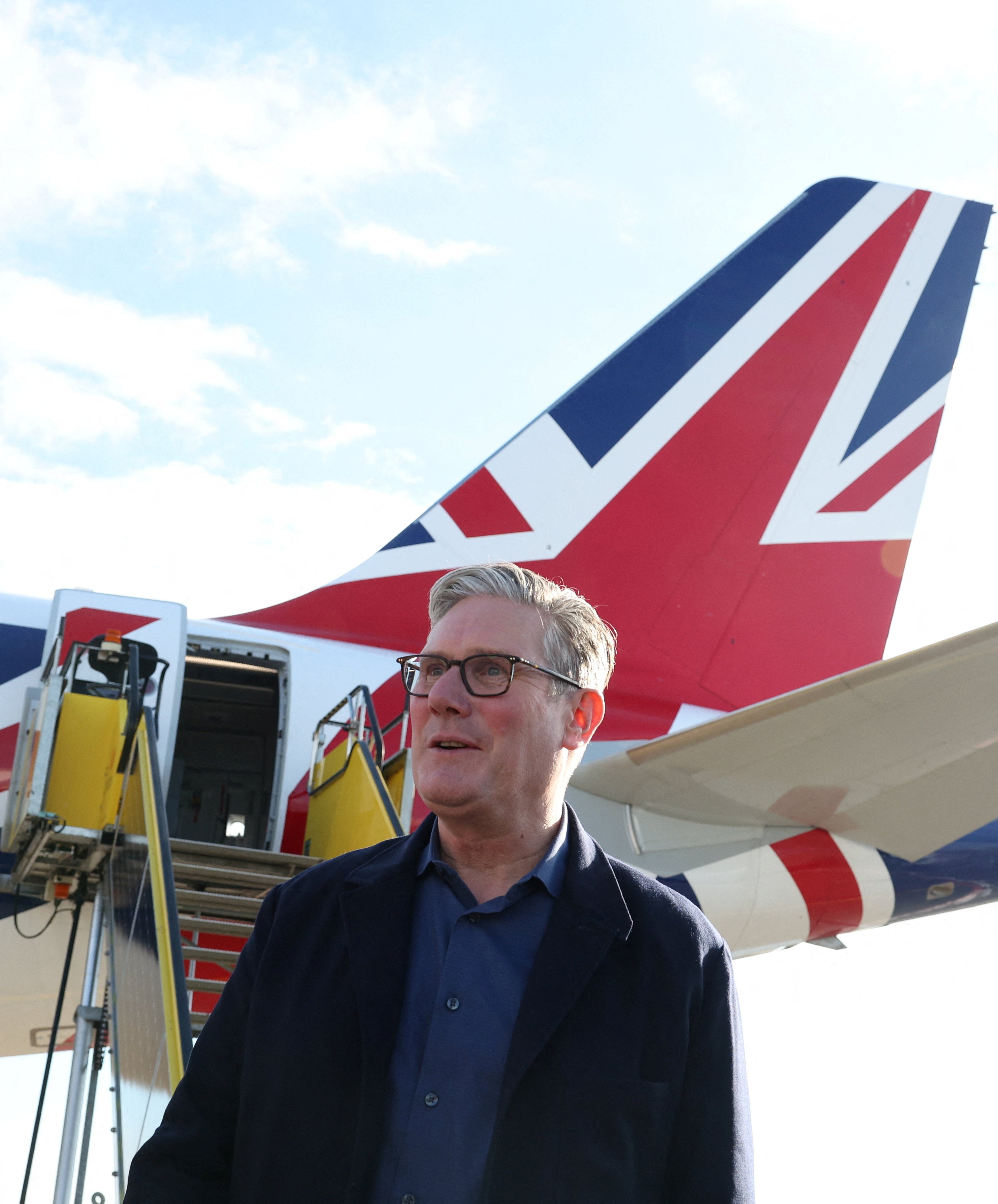 Keir Starmer arrives in Copenhagen ahead of a meeting with EU leaders