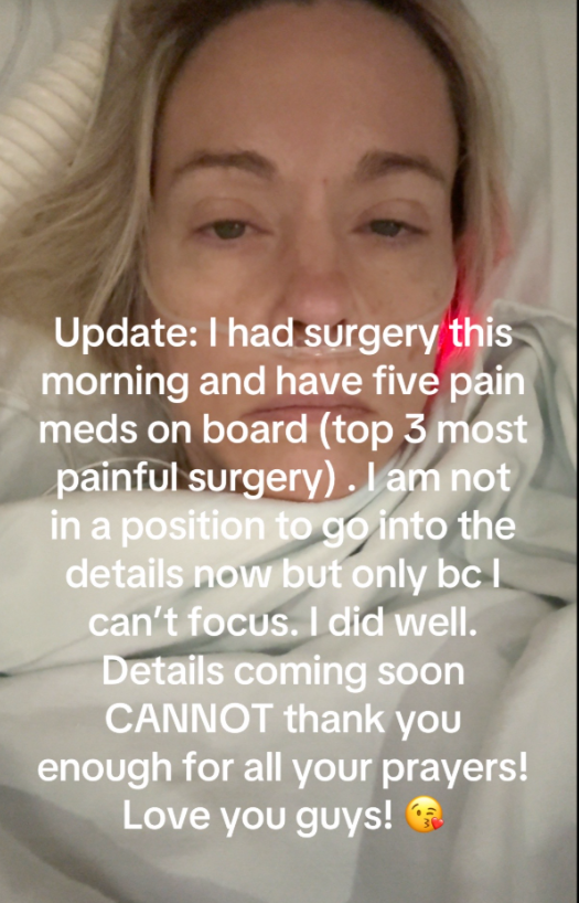 Kate Gosselin revealed on TikTok that she had surgery