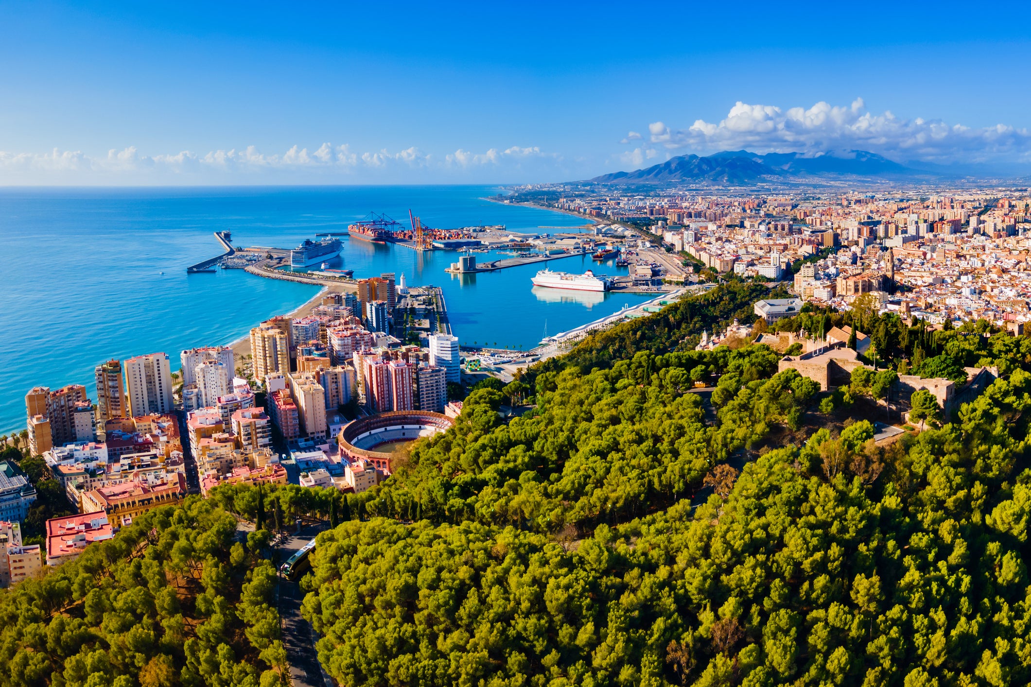 Sun-drenched Malaga is a big city, but the top sights are all within easy reach of each other by foot