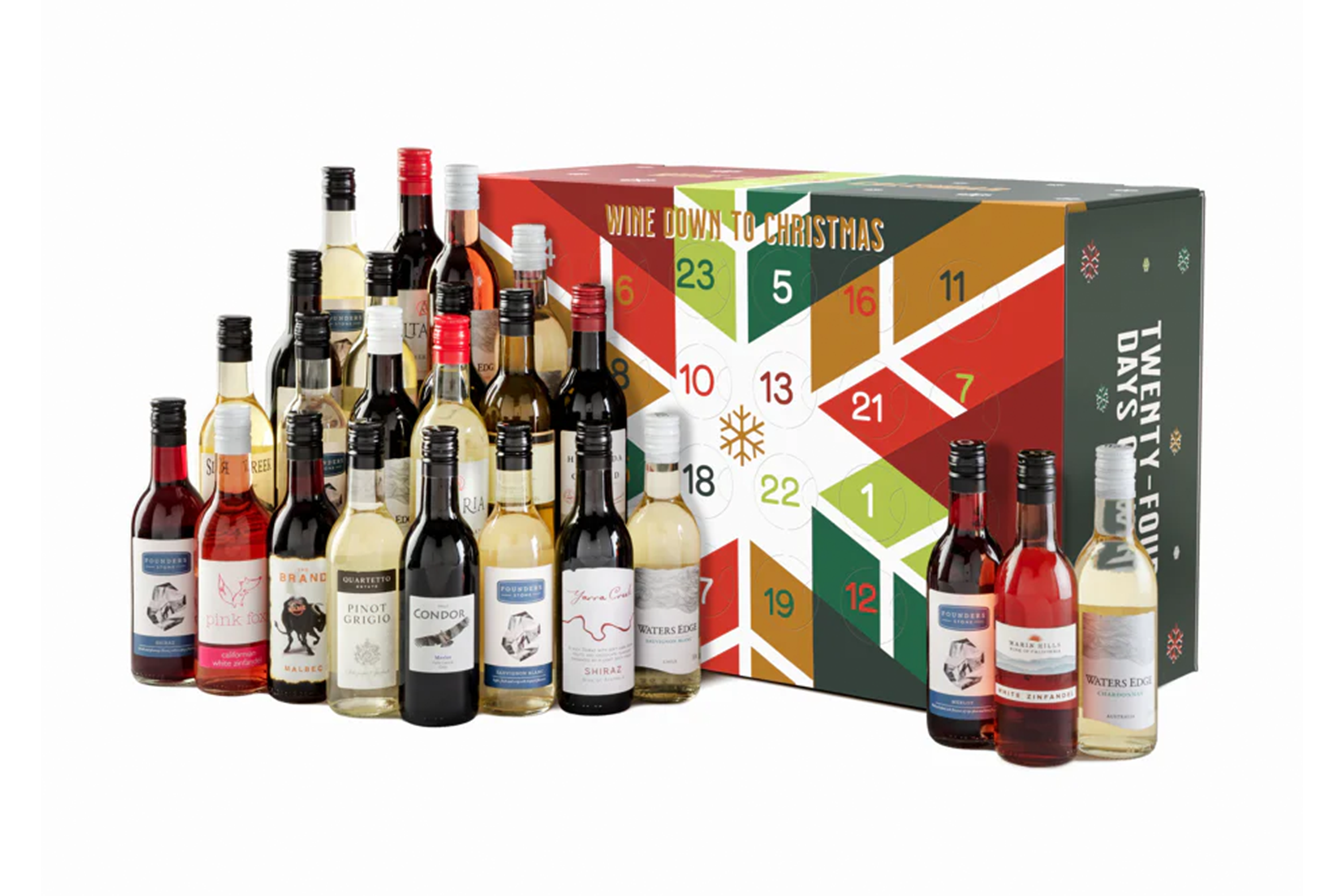 indybest best wine advent calendars review Spicers of Hythe wine down to Christmas advent calendar