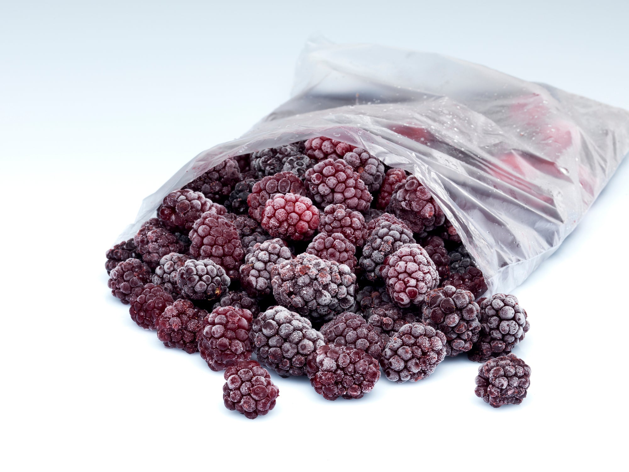 The bags of frozen fruit were available in 3.4-ounce, 1.7-ounce, and 13-ounce bags