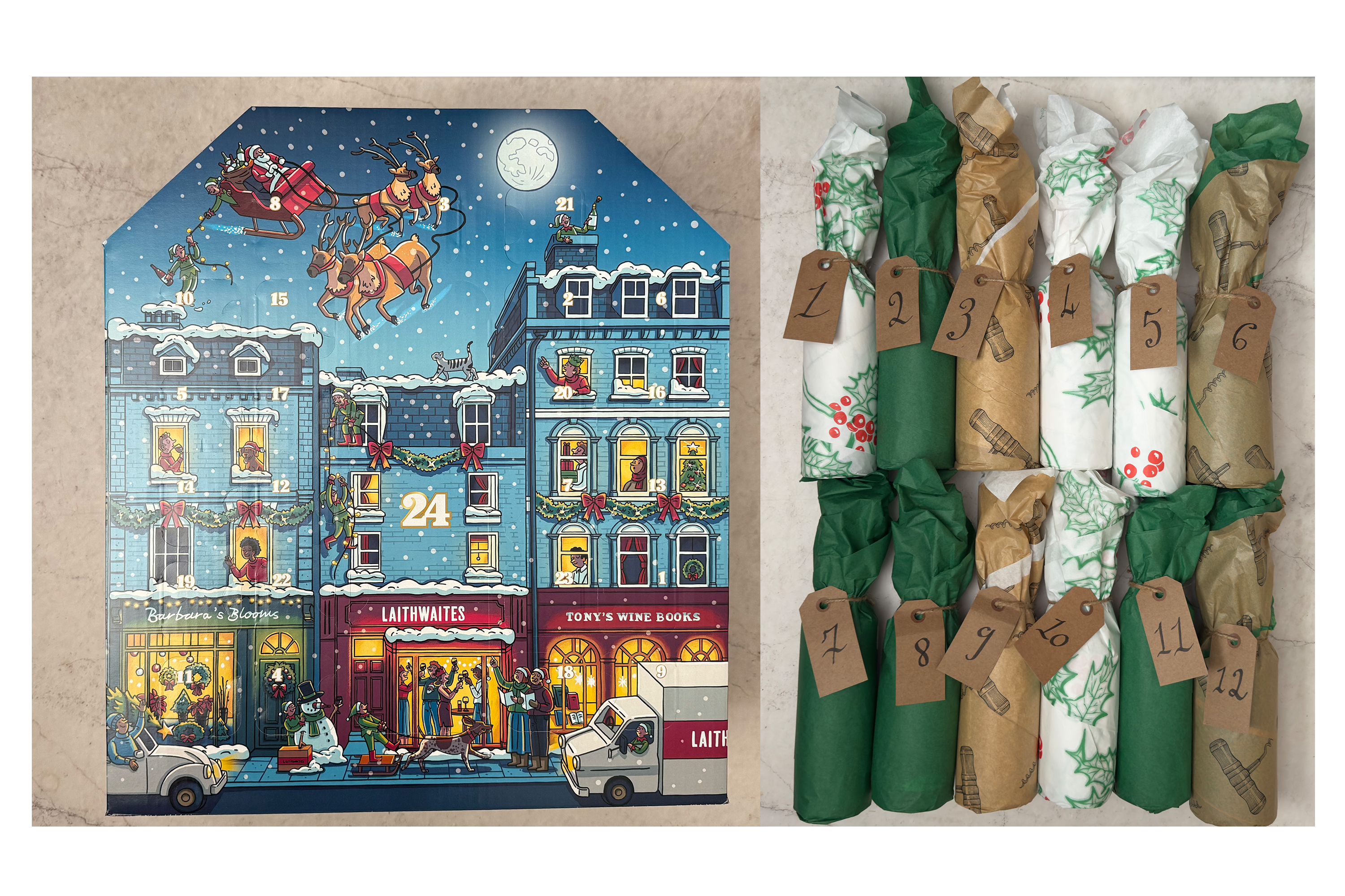 I tested each countdown for wine quality, variety and its appearance