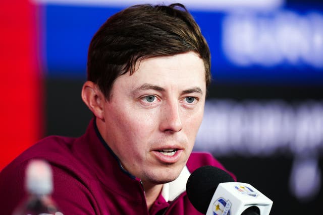 Matt Fitzpatrick has hit out at comments by PGA president Don Rea (Mike Egerton/PA)