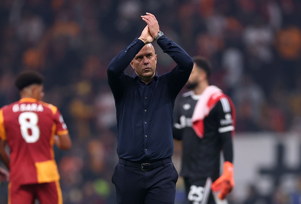 Slot watched as his side suffered back-to-back defeats for just the second time since he took charge