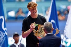 Jannik Sinner beats Learner Tien in Beijing to claim first title since Wimbledon