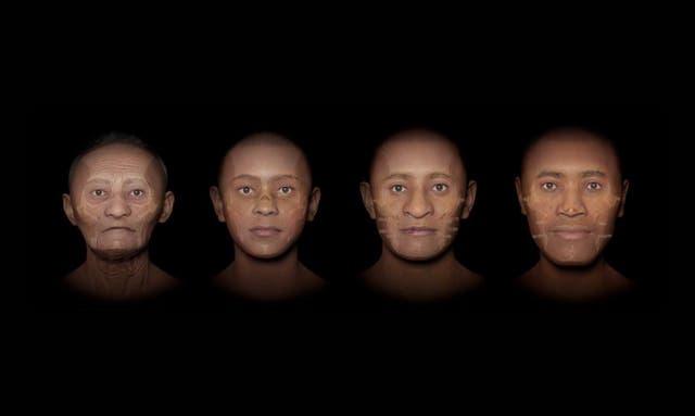 <p>Archaeologists digitally 'unmask' mummy skulls to sculpt faces</p>