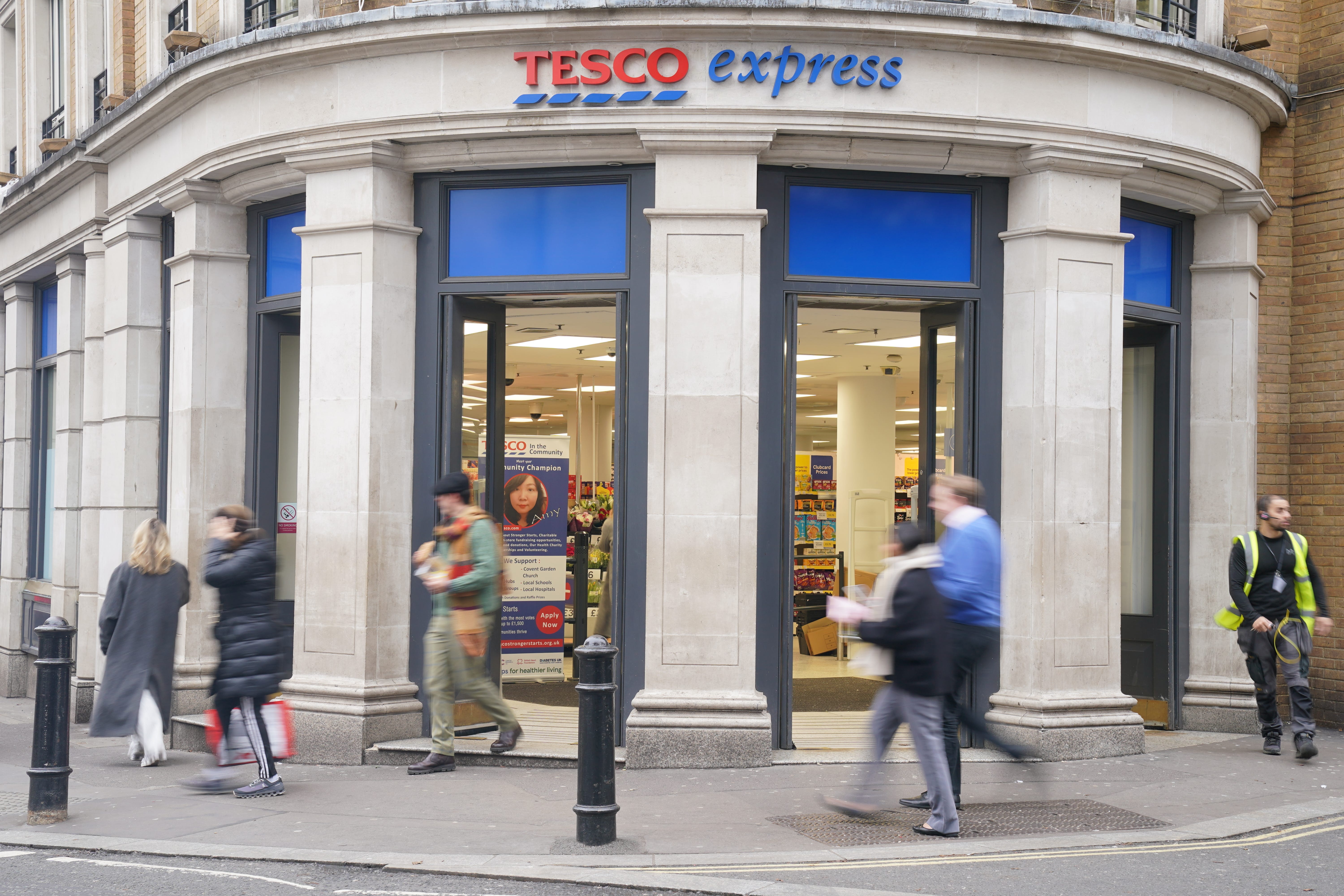 Tesco raised its profit outlook for the year on the back of stronger sales