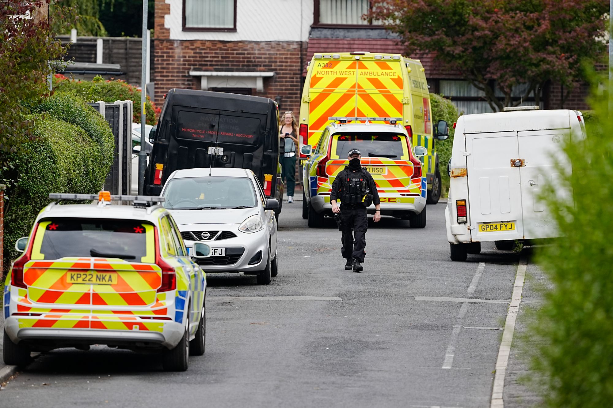 Emergency services rushed to the scene