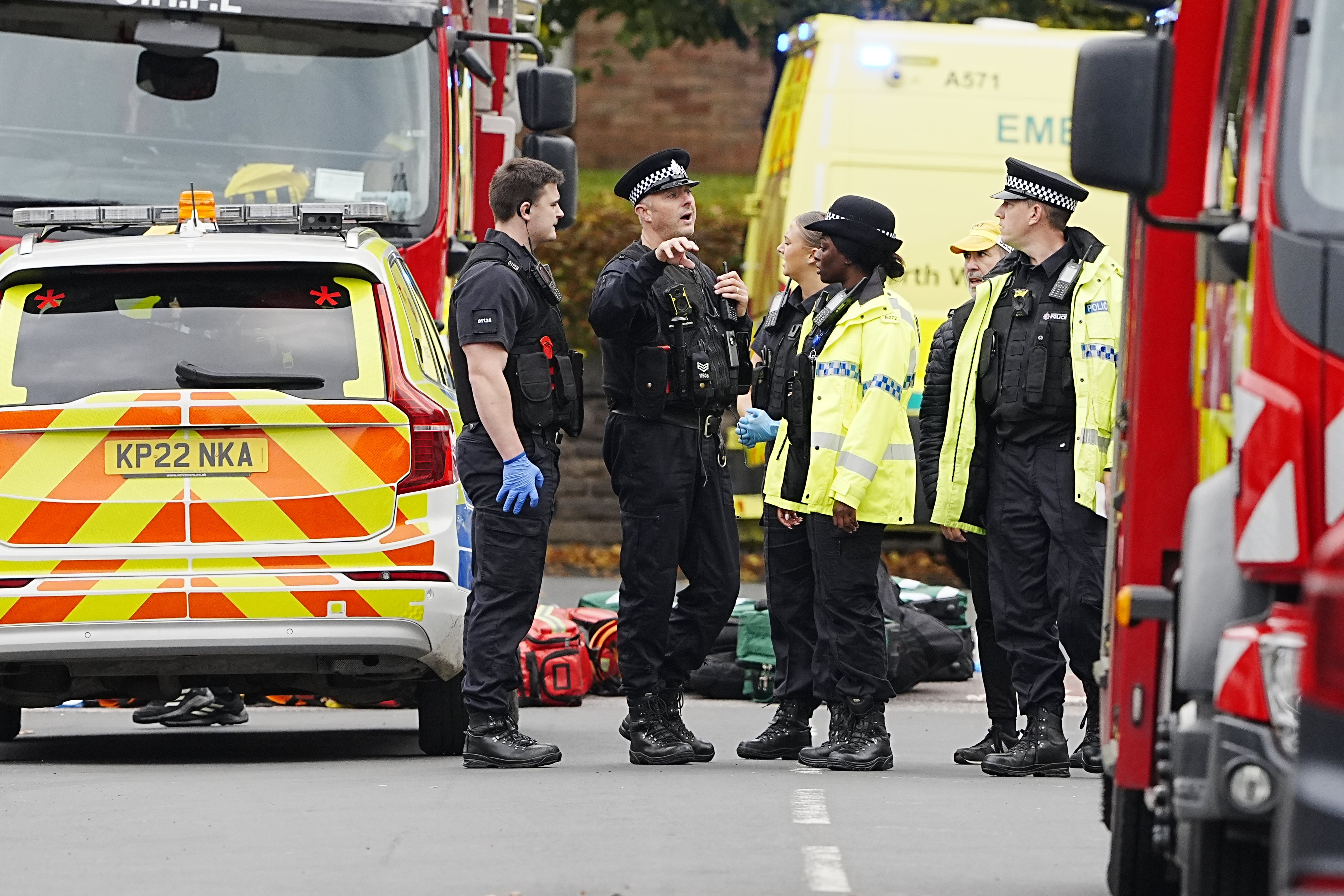 Emergency services were called to the Heaton Park Synagogue at around 9.30am on Thursday