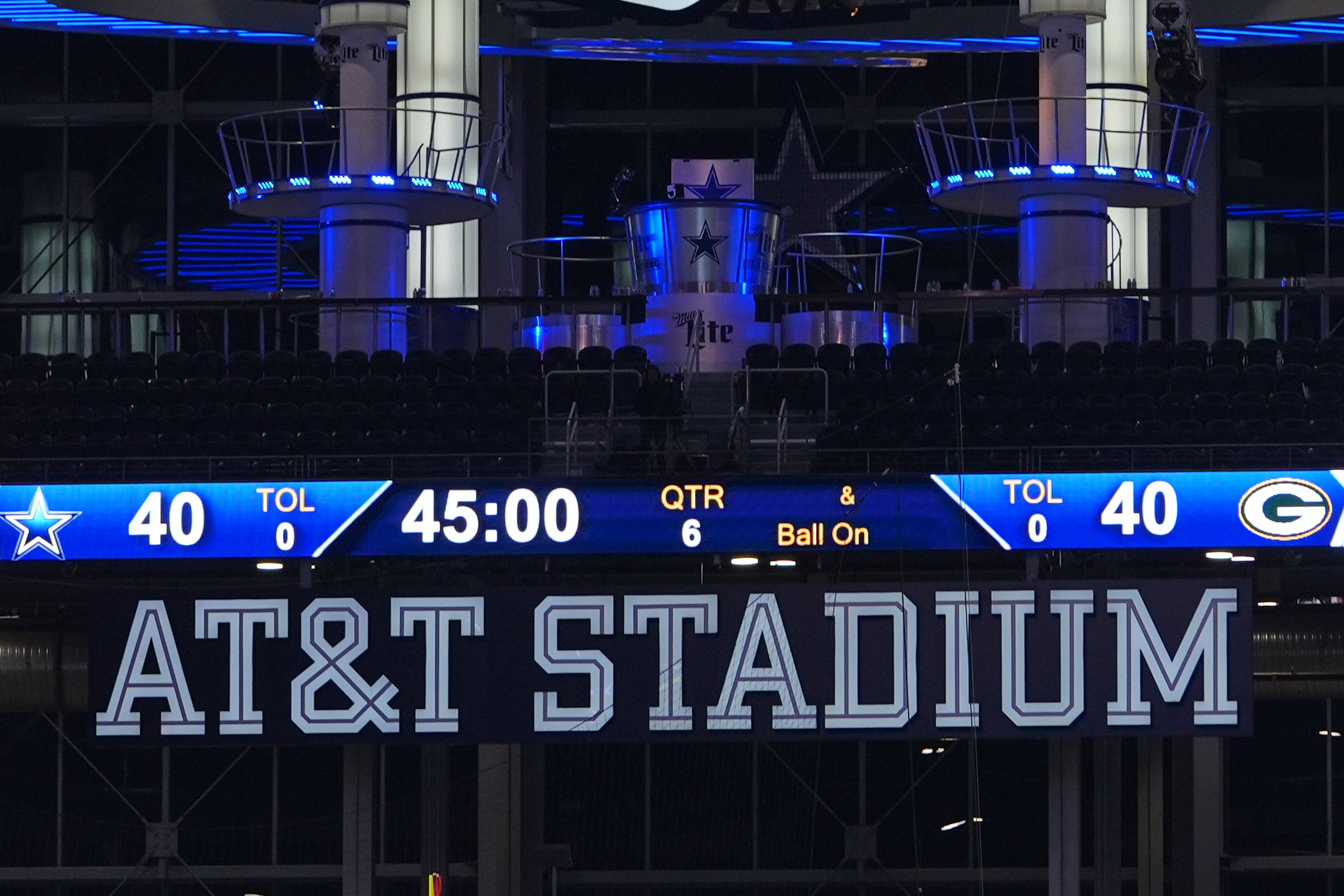 <p>Green Bay Packers and Dallas Cowboys’ NFL game ended in a tie Sunday</p>