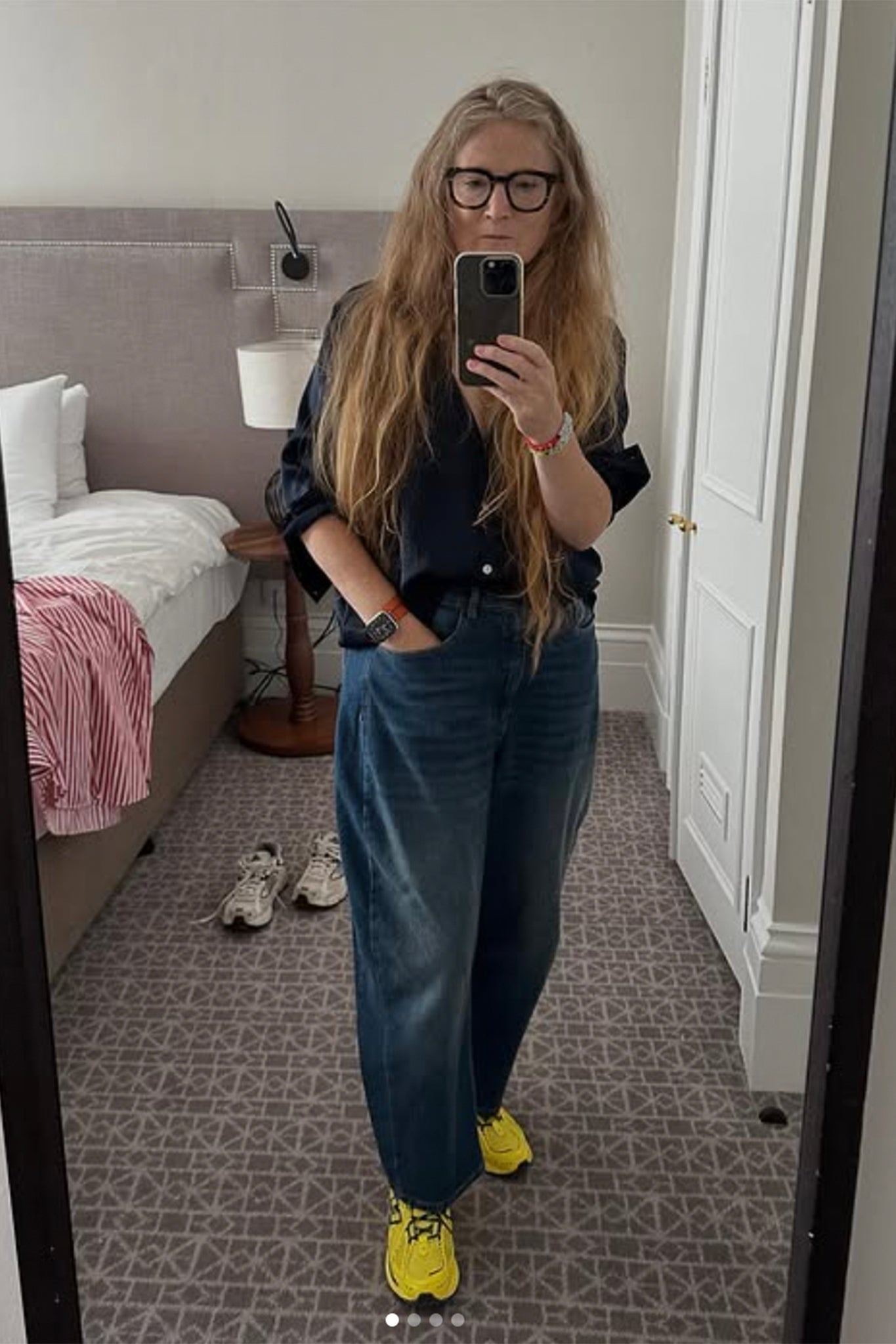 Sam was once fat-shamed about not having the right body to wear jeans