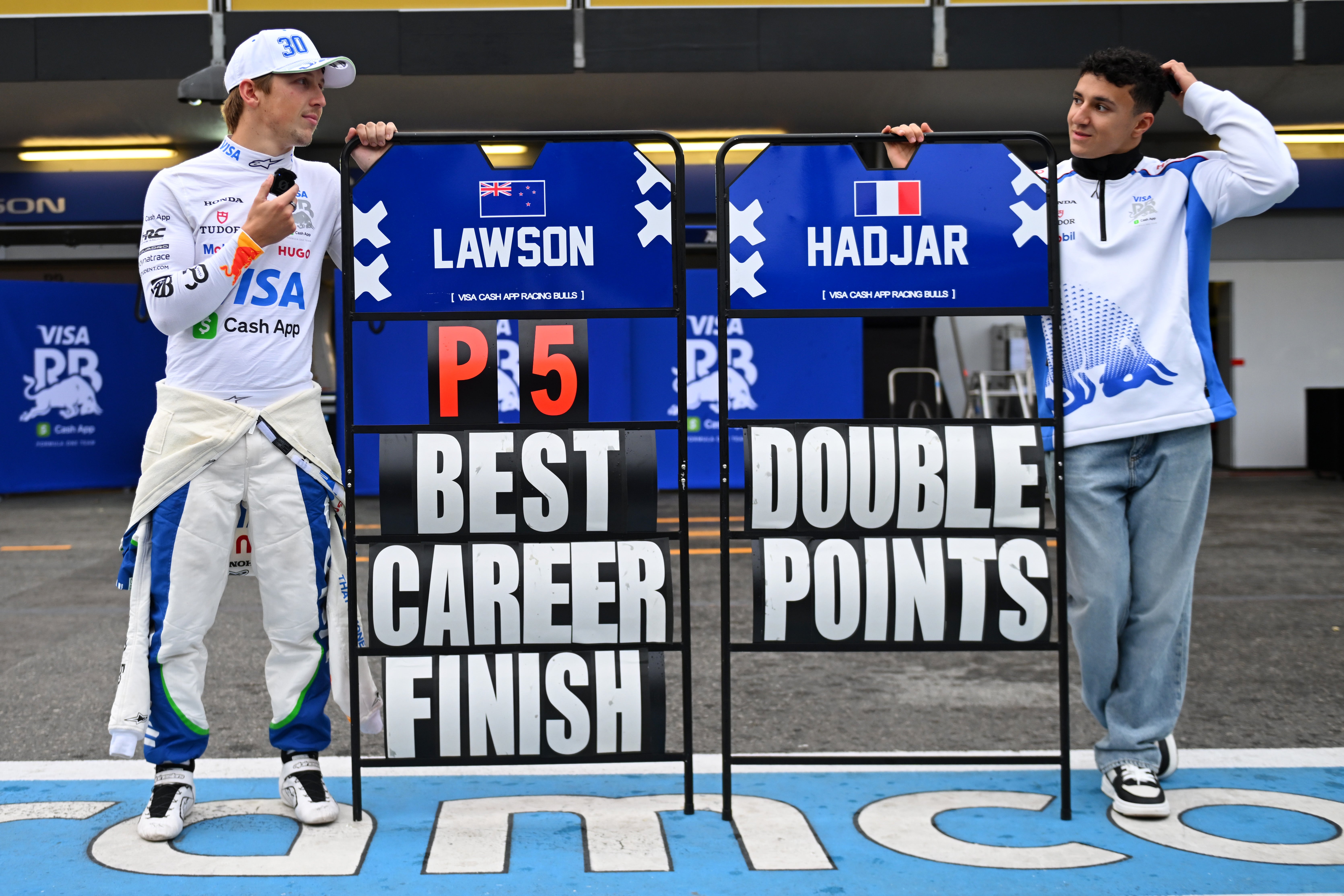 Lawson (left) finished a career-best fifth last time out in Baku