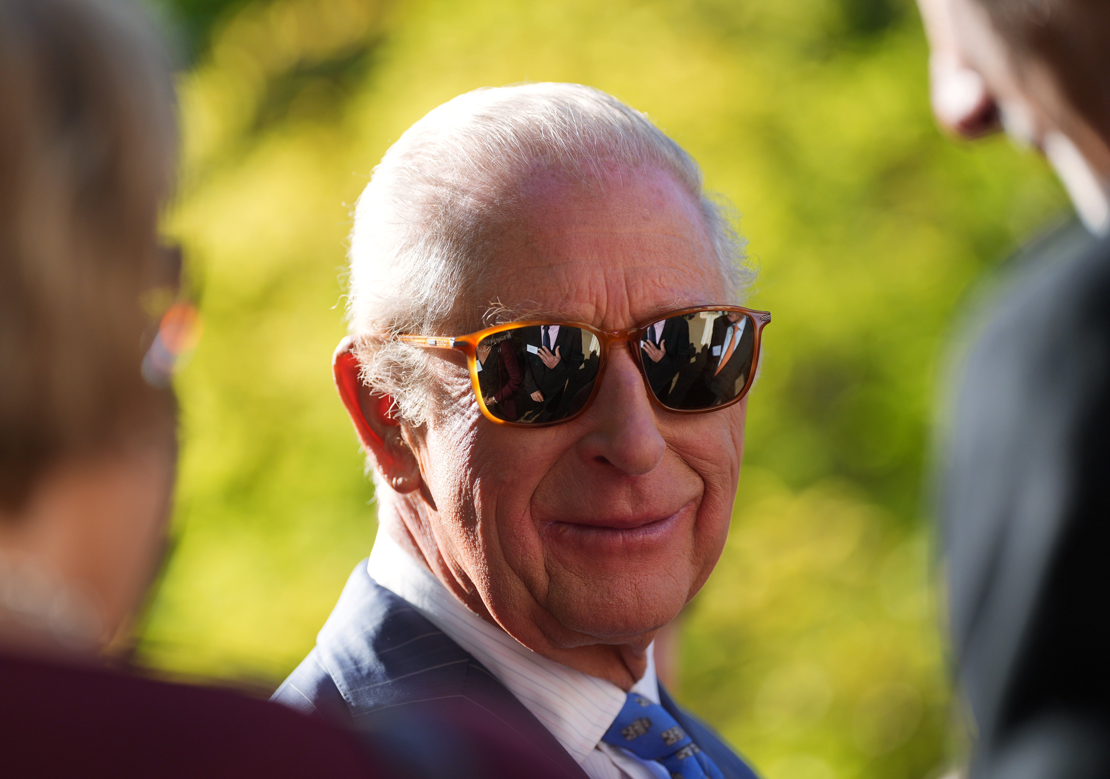 Buckingham Palace said the King’s cancer treatment had been moving in a positive direction after his diagnosis last year