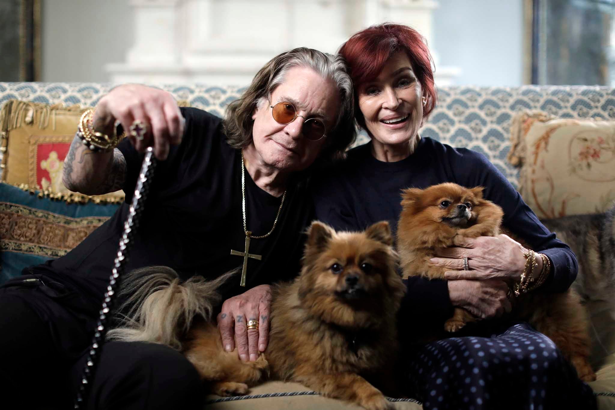 The Osbournes and their dogs in ‘Coming Home’