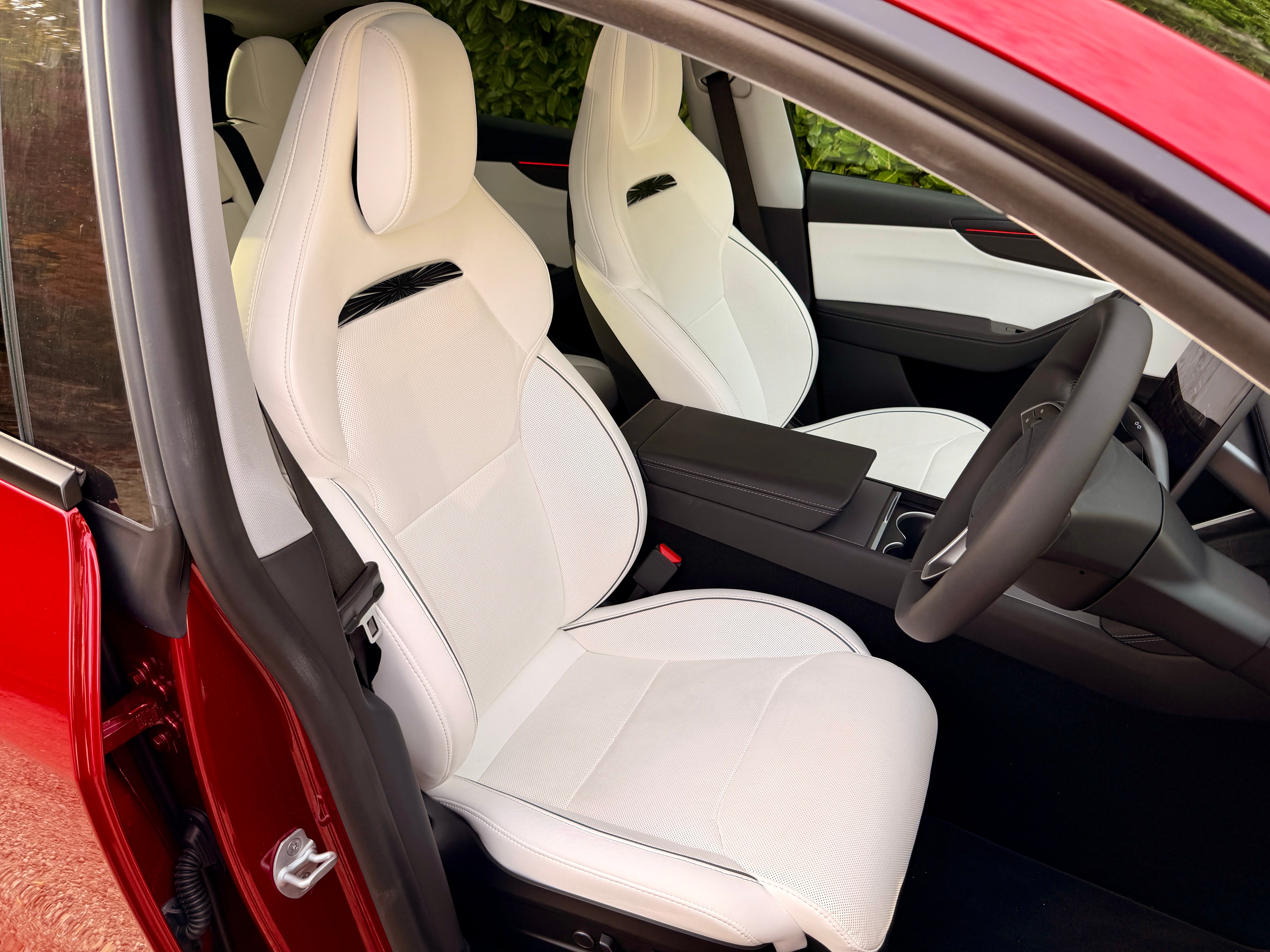 Performance seats in the Tesla Model Y Performance are some of the most comfortable I’ve sat in