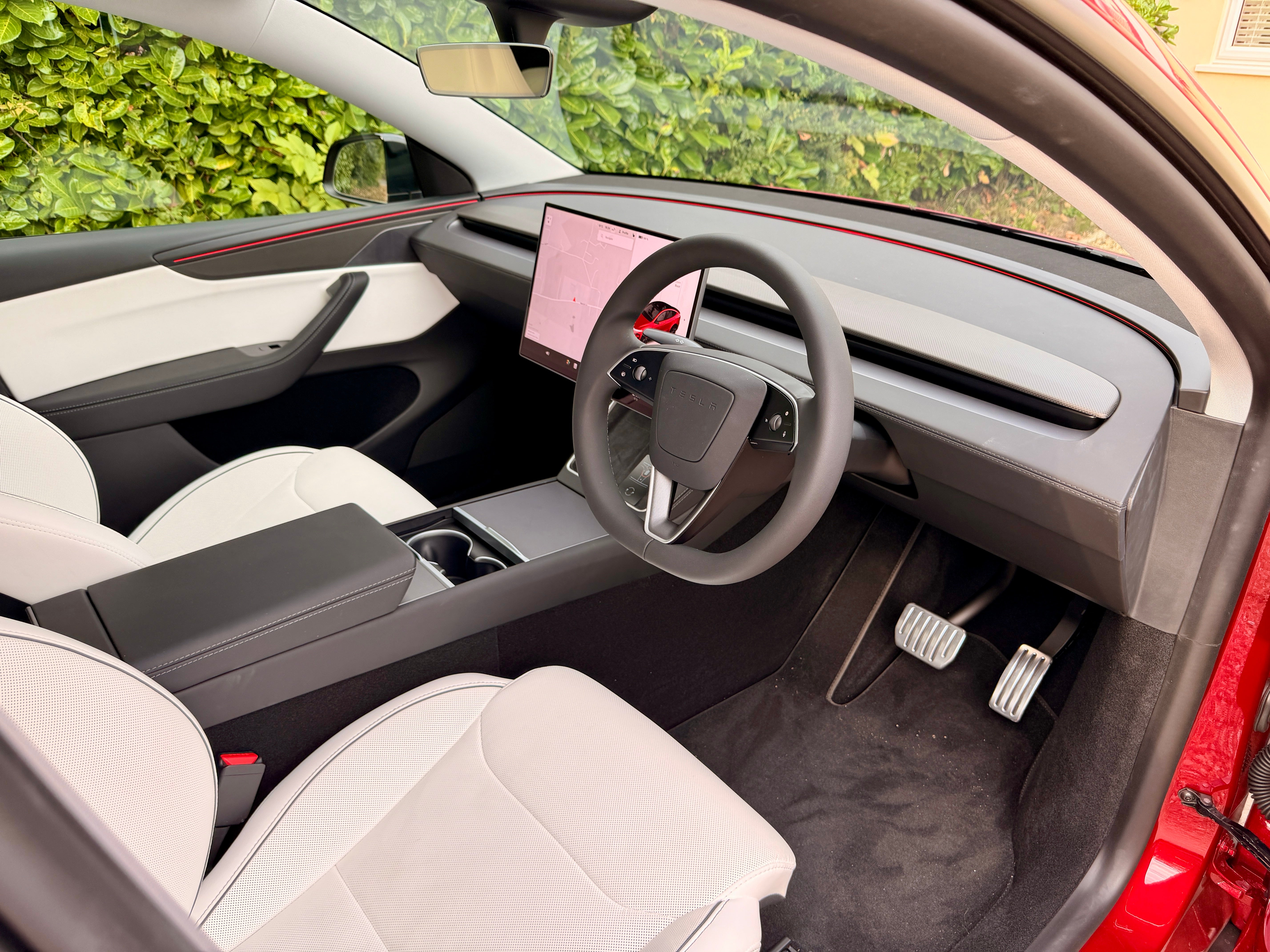 The Tesla Model Y Performance features a new, bigger 16in touchscreen