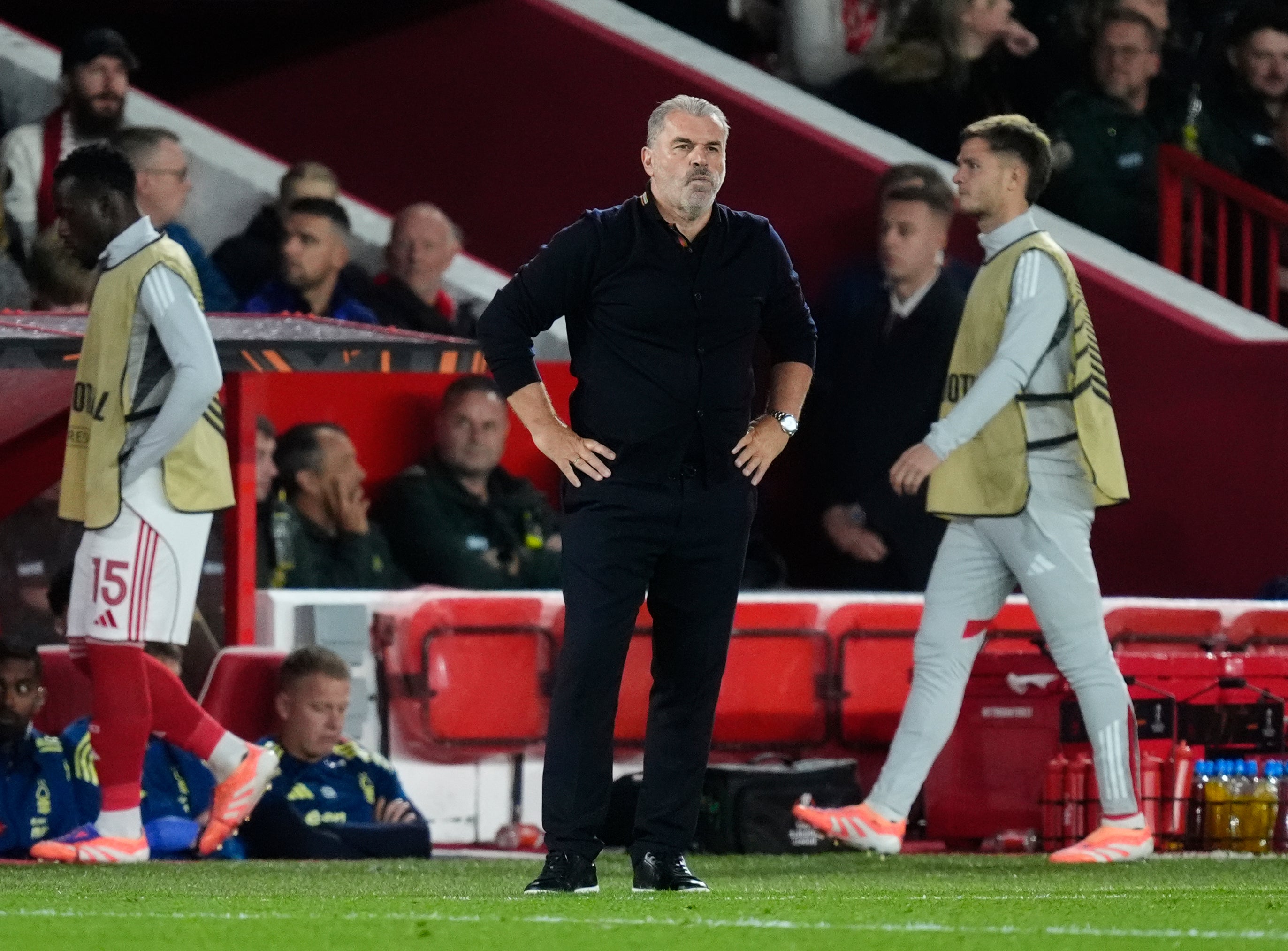 Ange Postecoglou remains winless since replacing Nuno Espirito Santo at Nottingham Forest