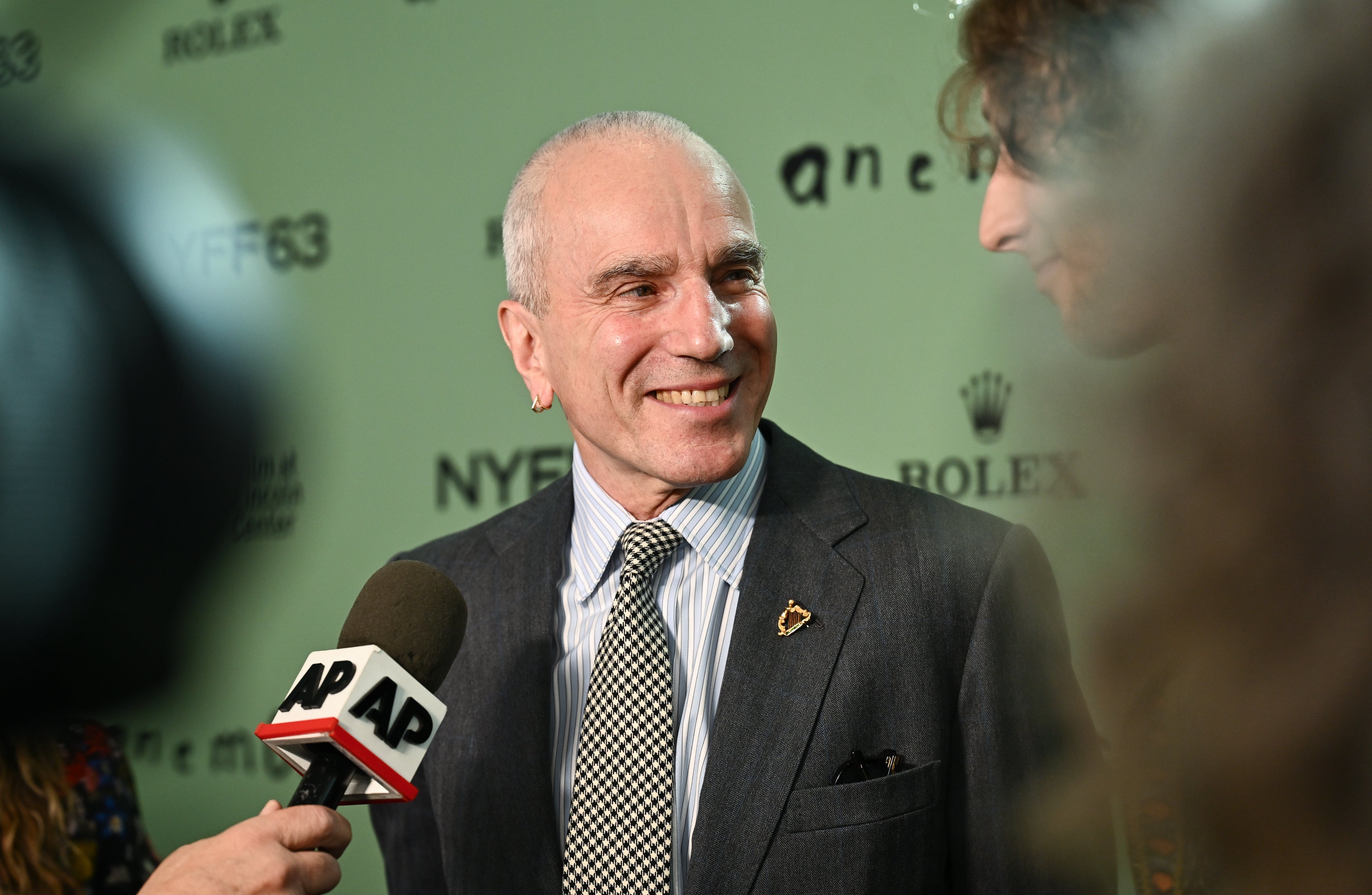 Daniel Day-Lewis at the premiere of Anemone