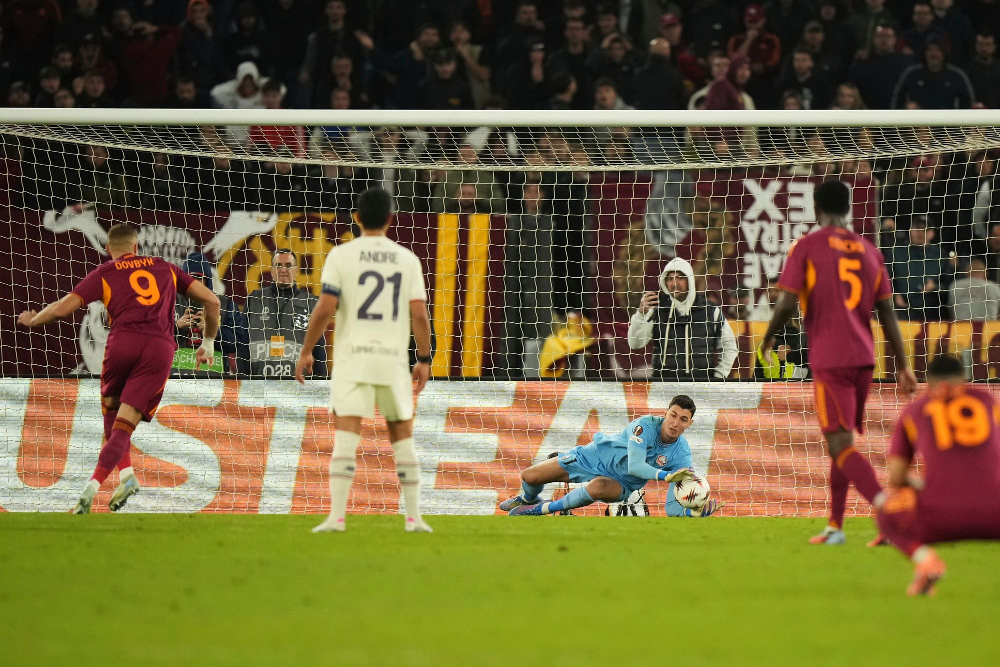 Ozer was Lille’s penalty hero against Roma