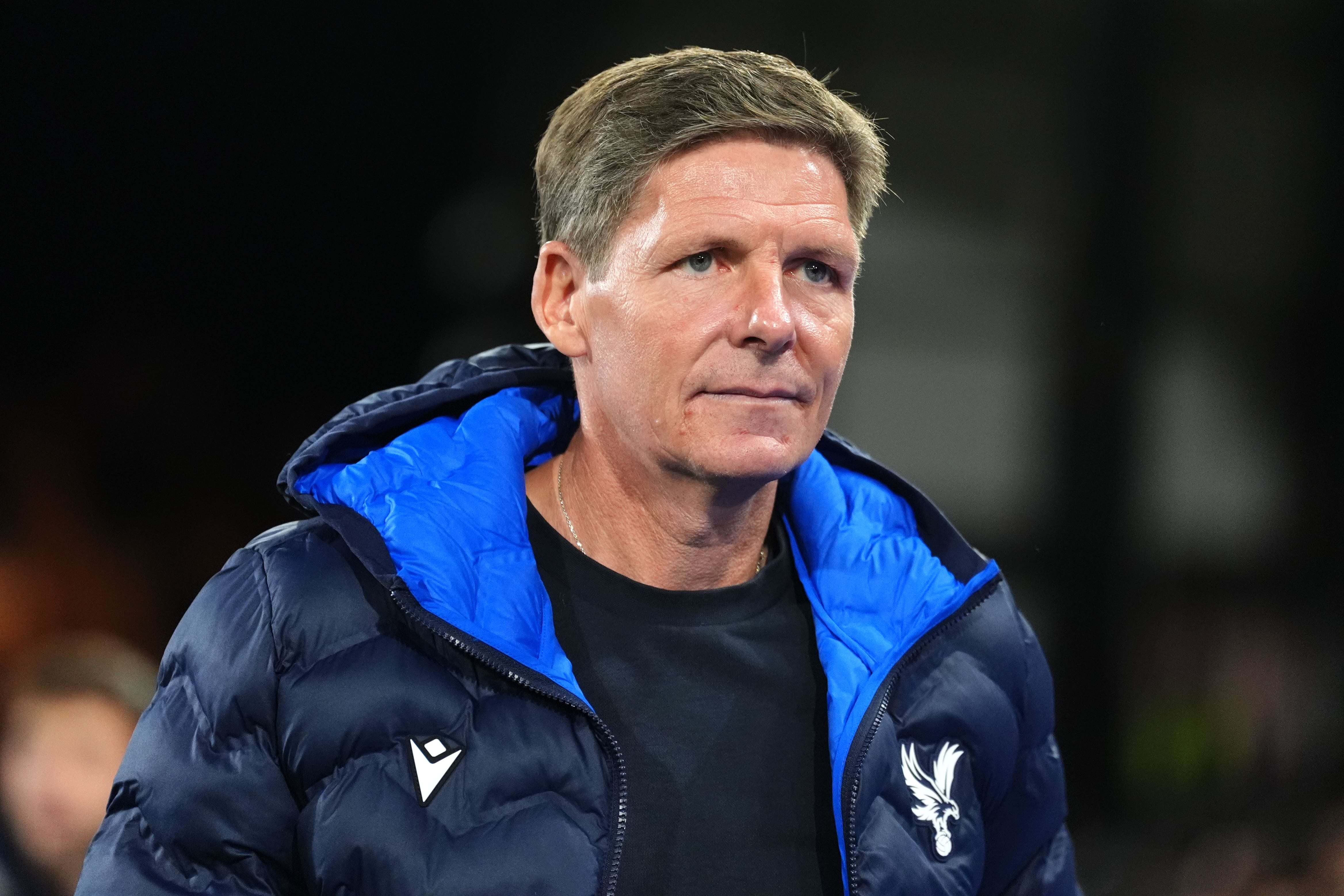 Oliver Glasner is in no mood to celebrate Crystal Palace’s long unbeaten sequence (Adam Davy/PA)