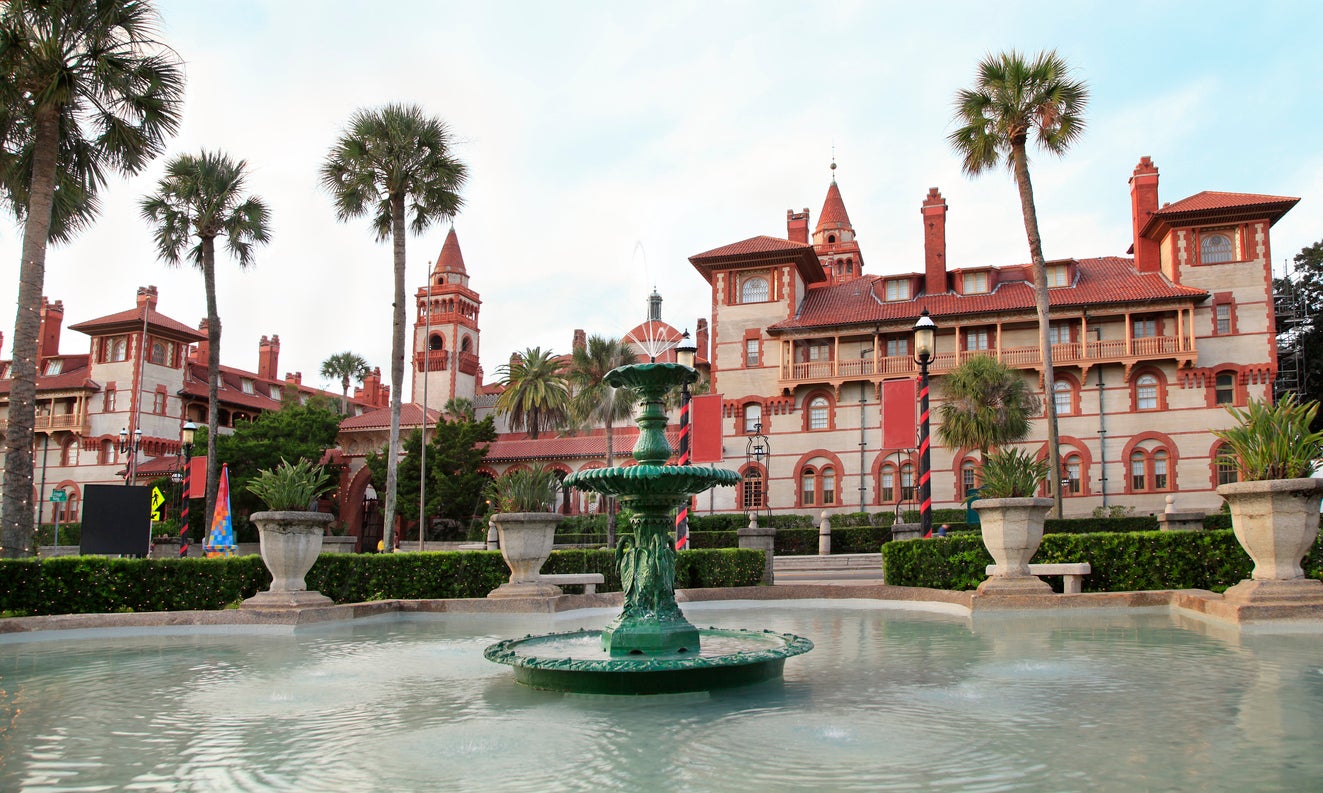 St. Augustine, Florida, is reminiscent of Spain of yesteryear. Pictured is Flagler College