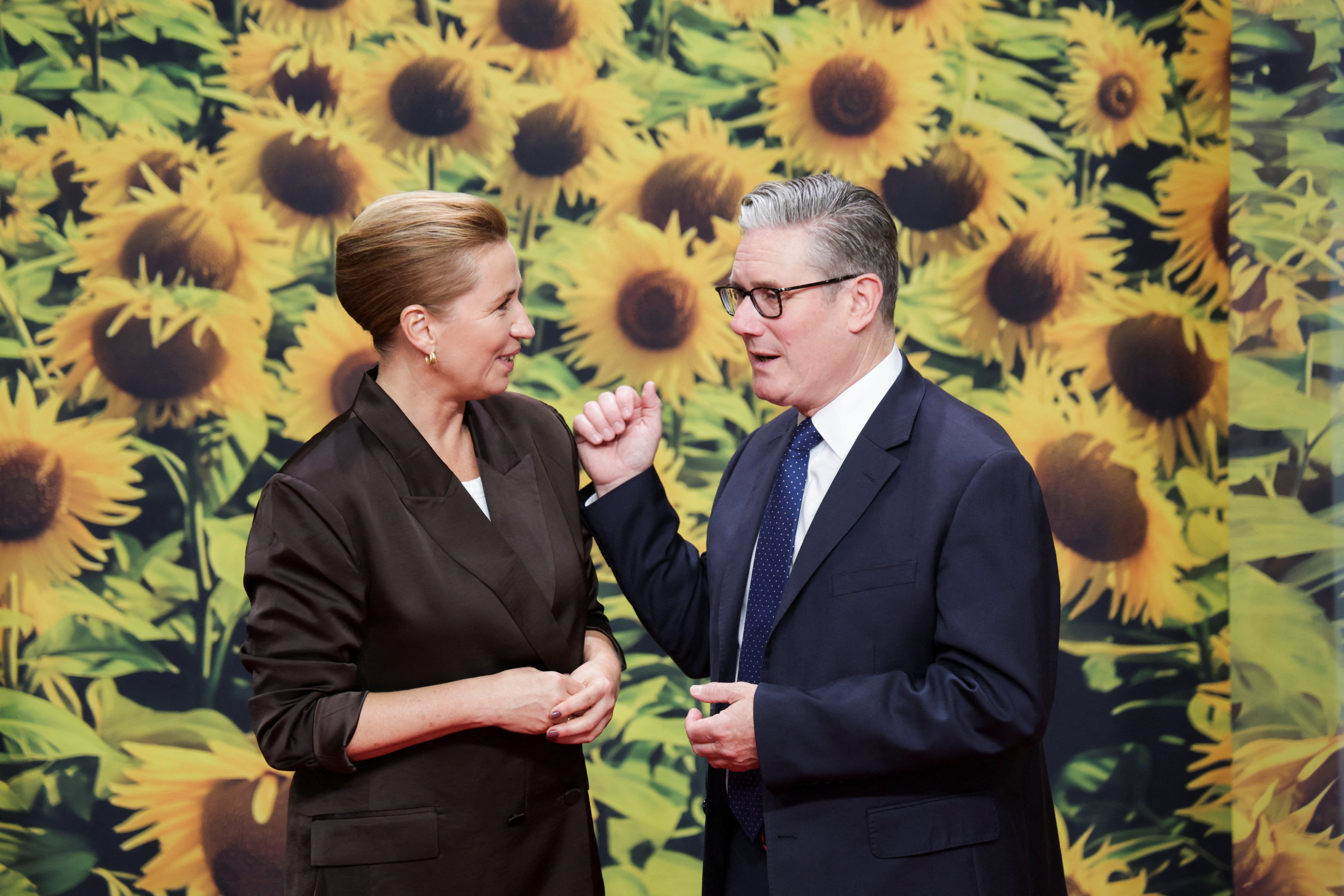 Keir Starmer met with Mette Frederiksen in Copenhagen in October