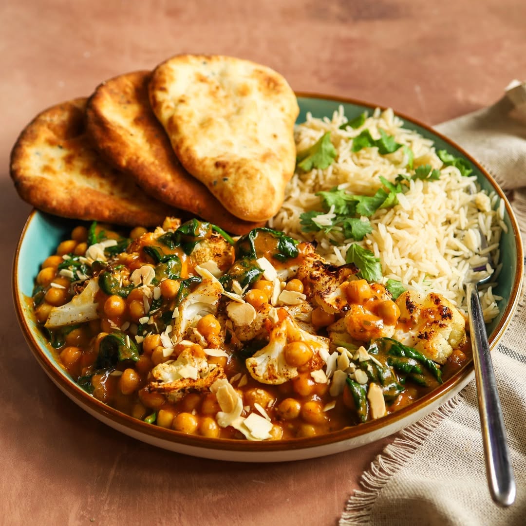 Layers of spice, creamy yoghurt and roasted cauliflower make this curry the kind of midweek saviour you’ll turn to again and again