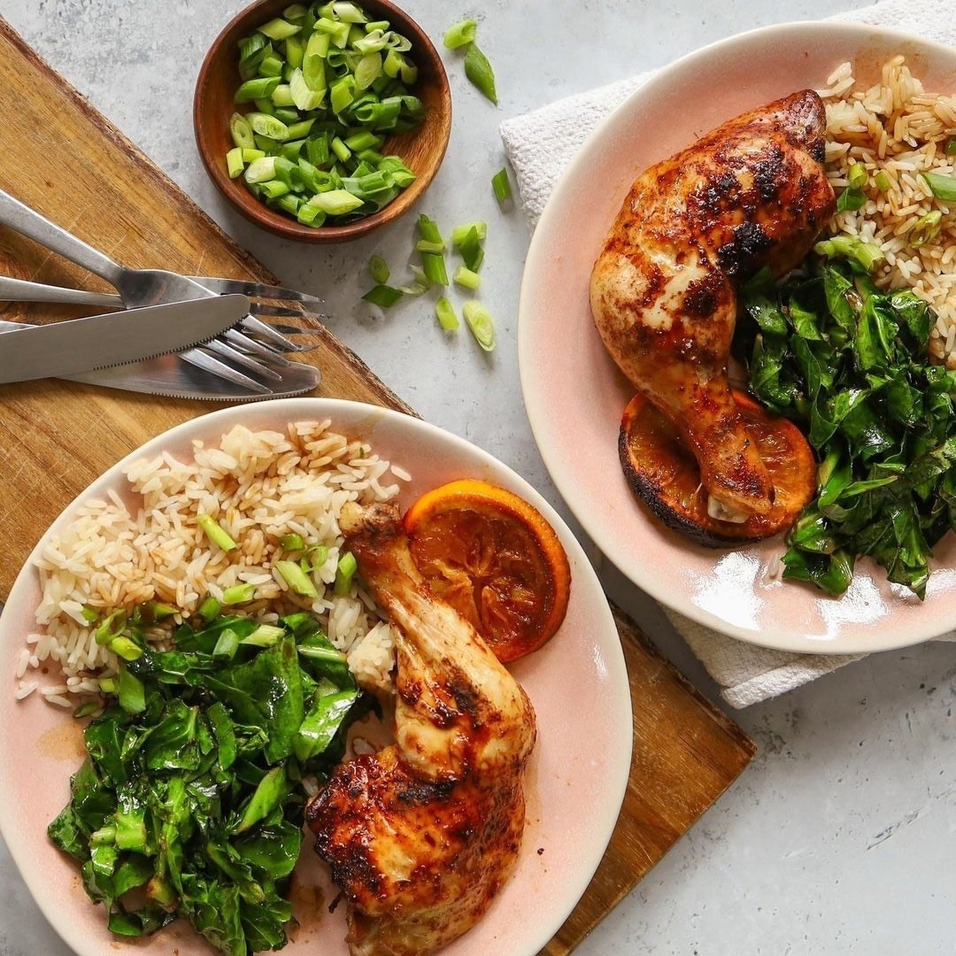 A high-protein twist on comfort food – sticky, citrusy chicken that feels indulgent but fuels you through long autumn nights