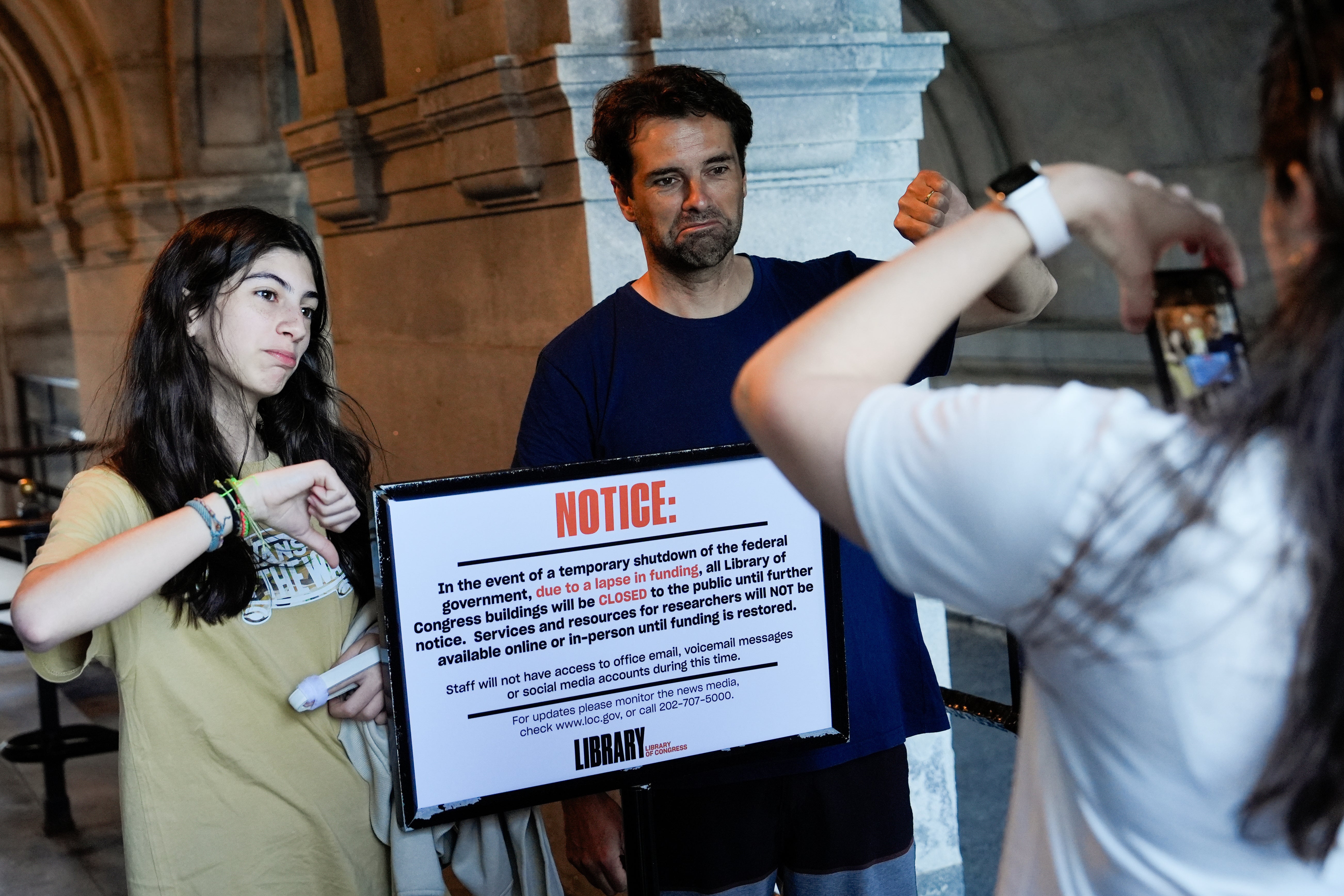 APTOPIX Government Shutdown