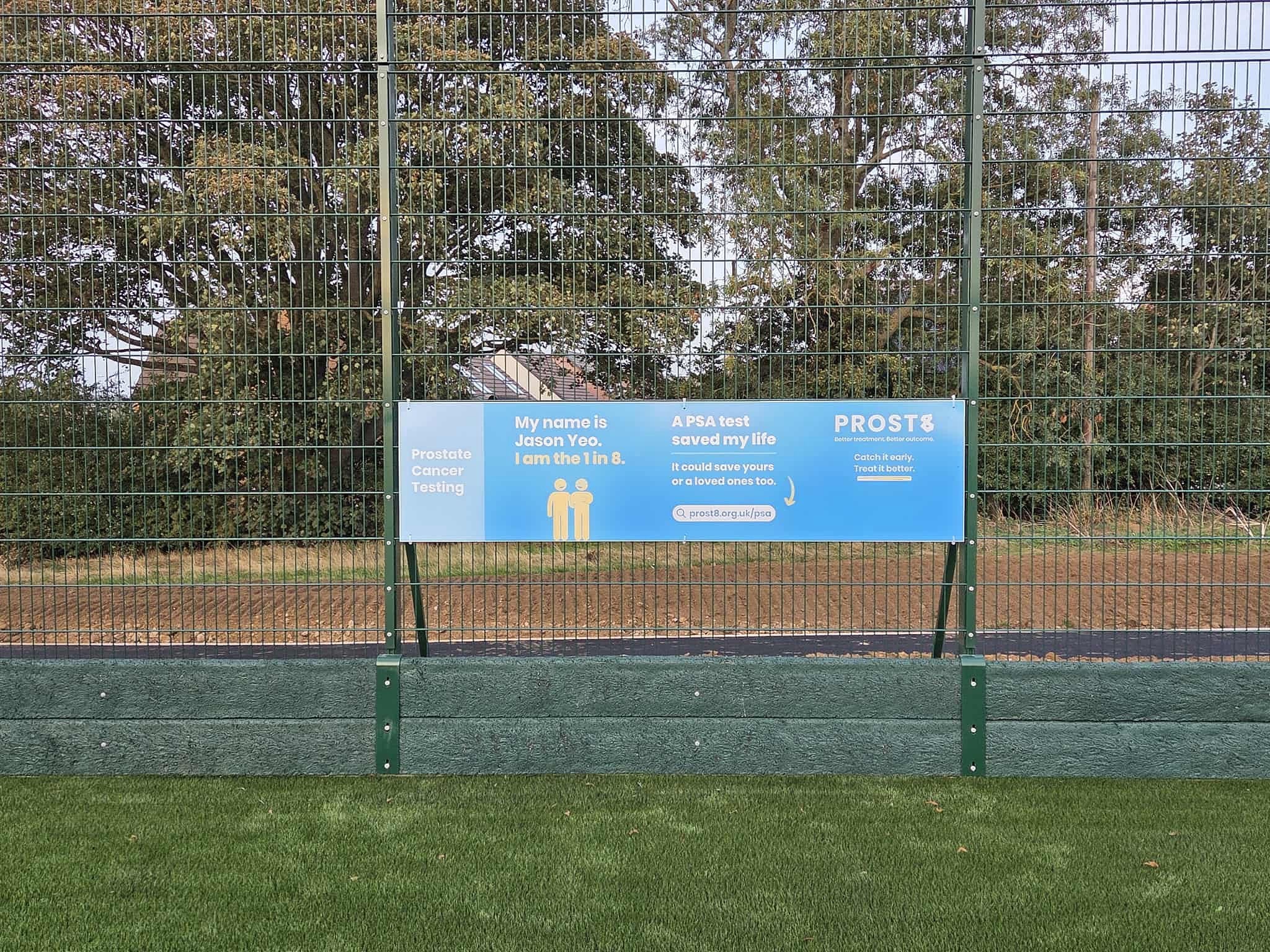 The signs have gone up at football clubs around the country
