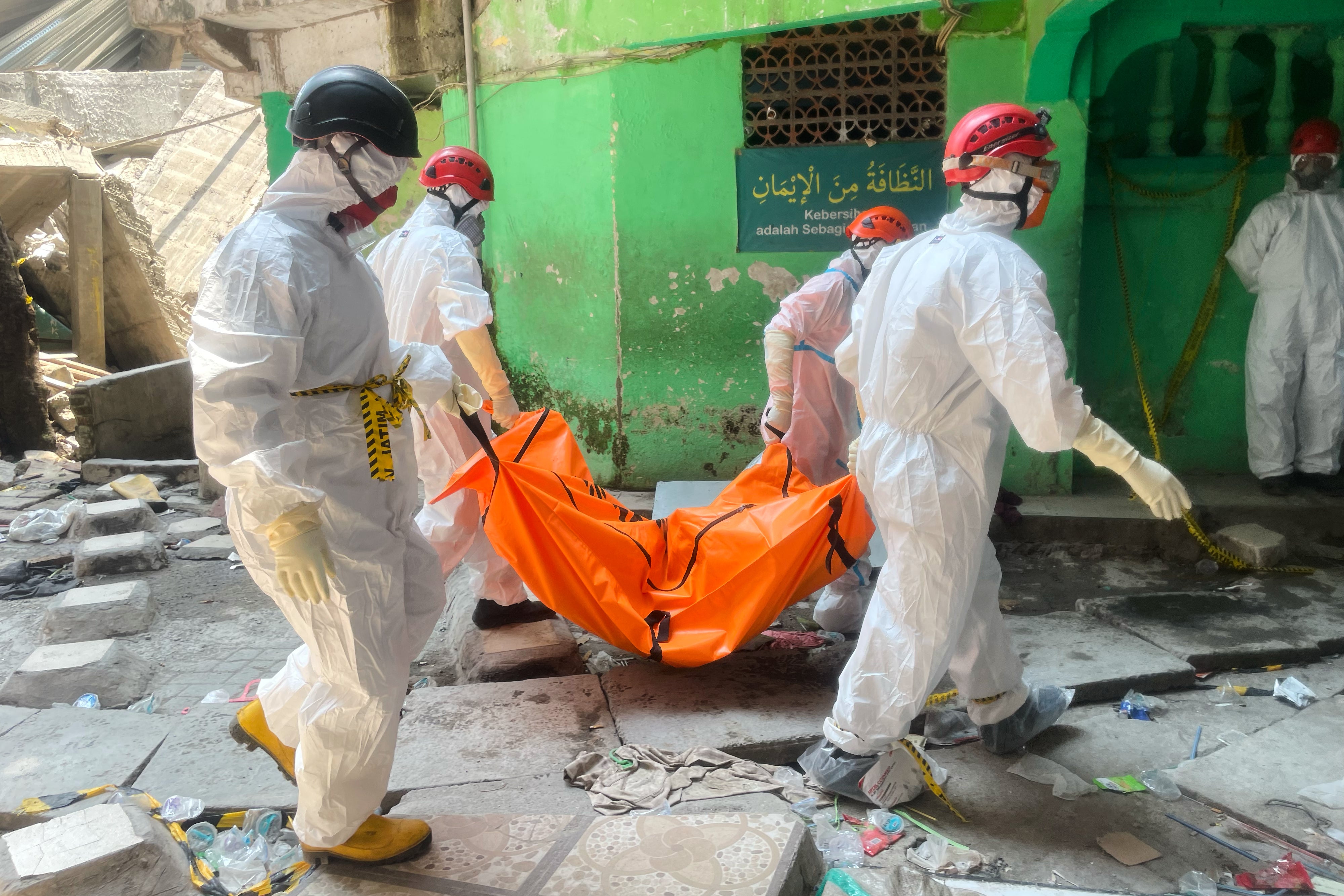 Indonesia School Collapse
