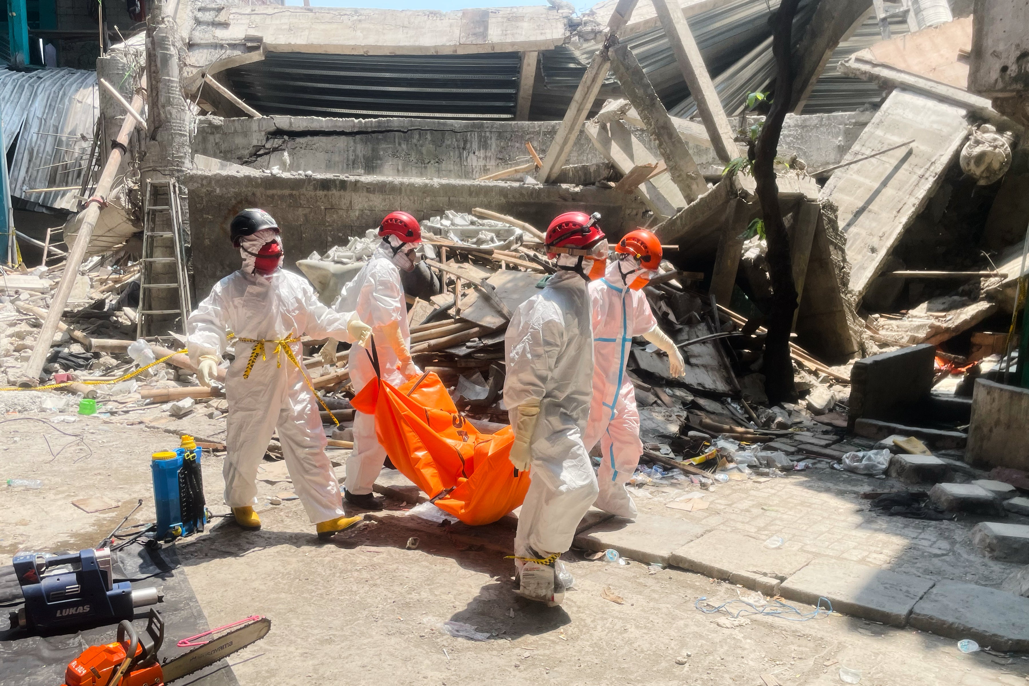 Indonesia School Collapse