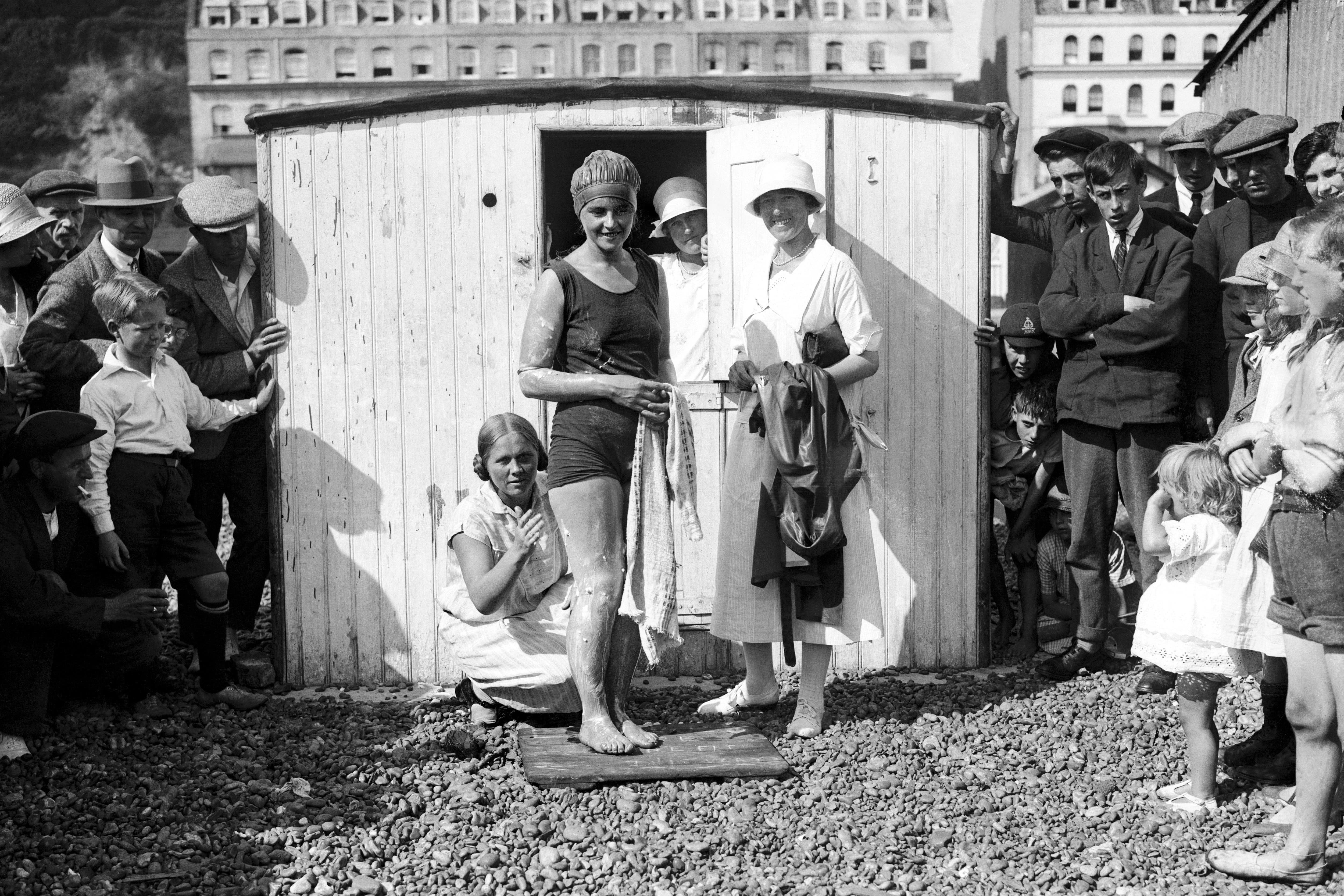 Mercedes Gleitze, the first British woman to swim the Channel (PA)
