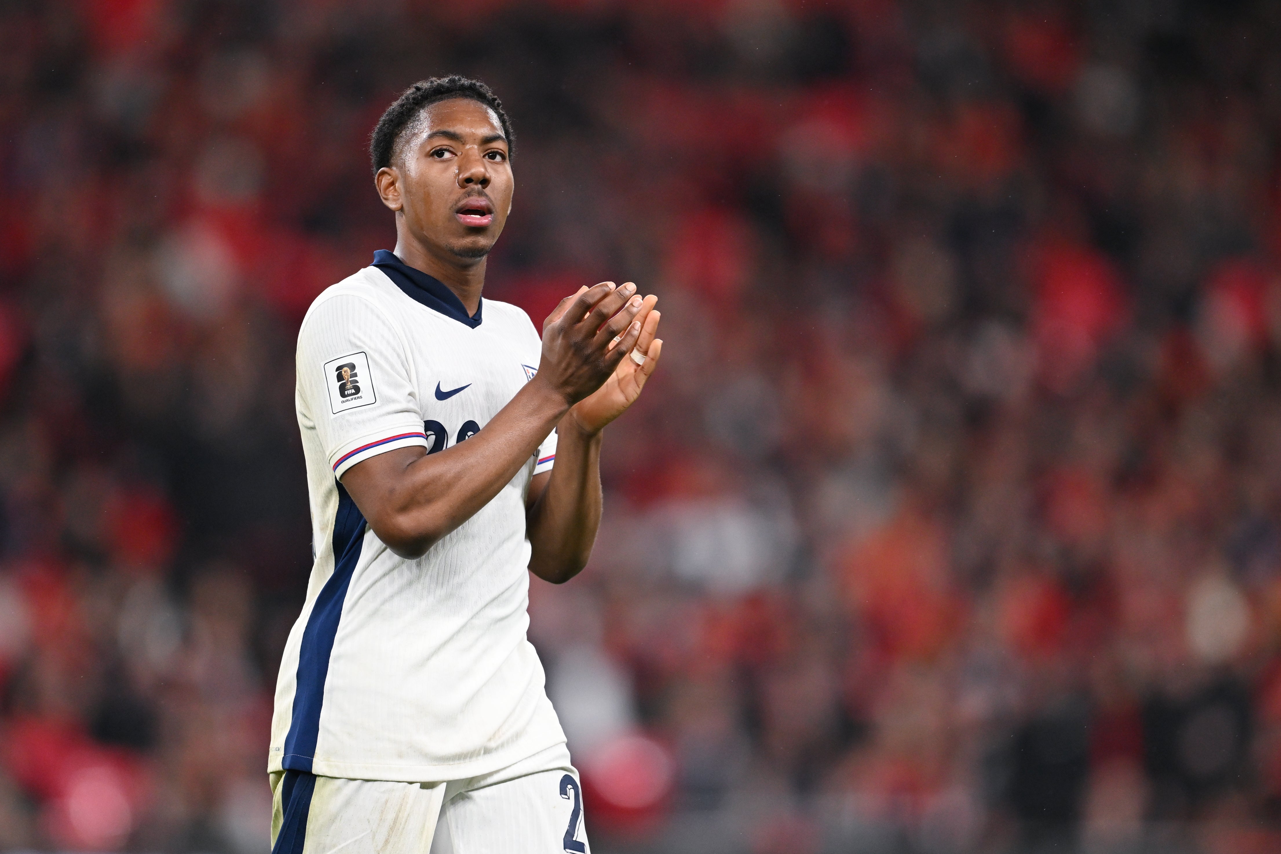 Tuchel gave Lewis-Skelly his England debut last season and said he has ‘credit’