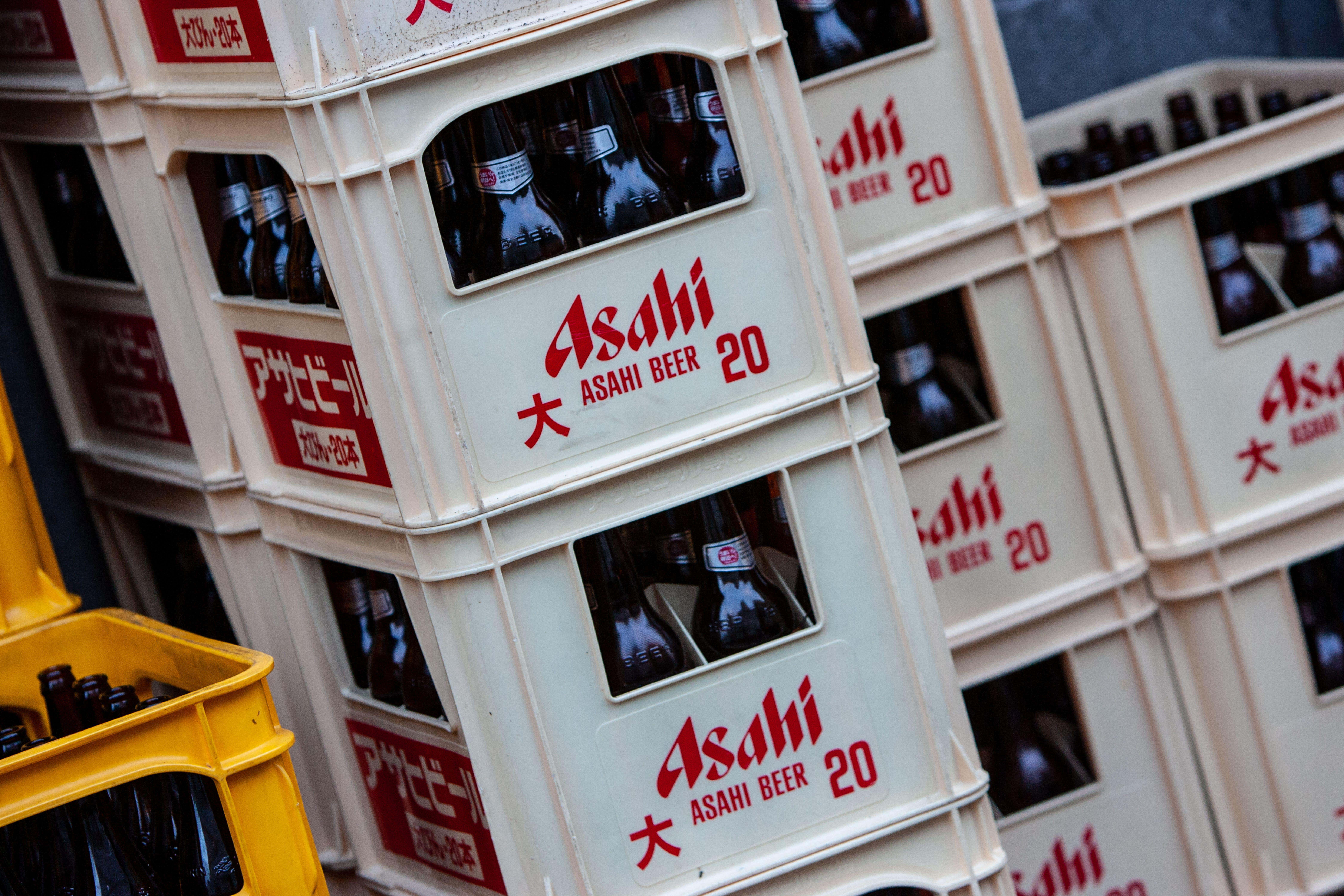 Asahi beer has been forced to halt factory production in the wake of a cyber attack (Alamy/PA)
